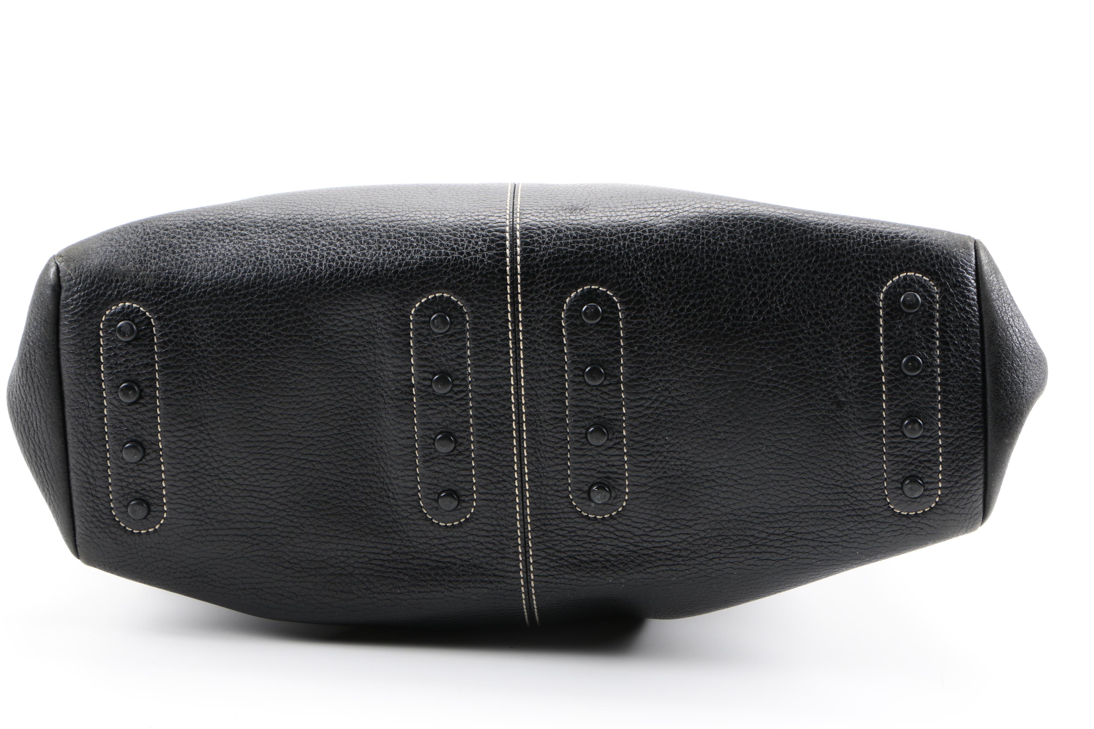 TOD'S Black Leather Handbag