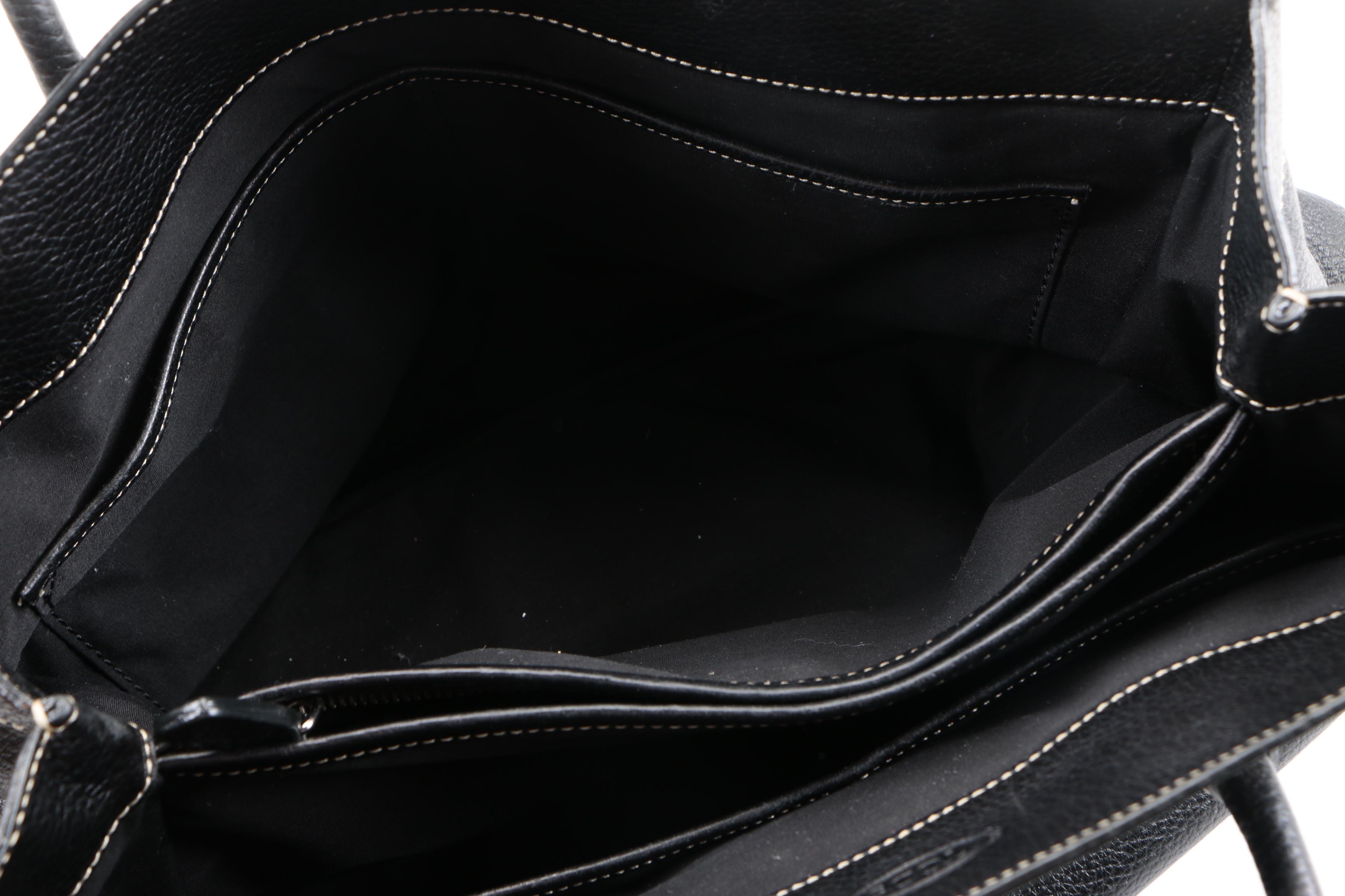 TOD'S Black Leather Handbag