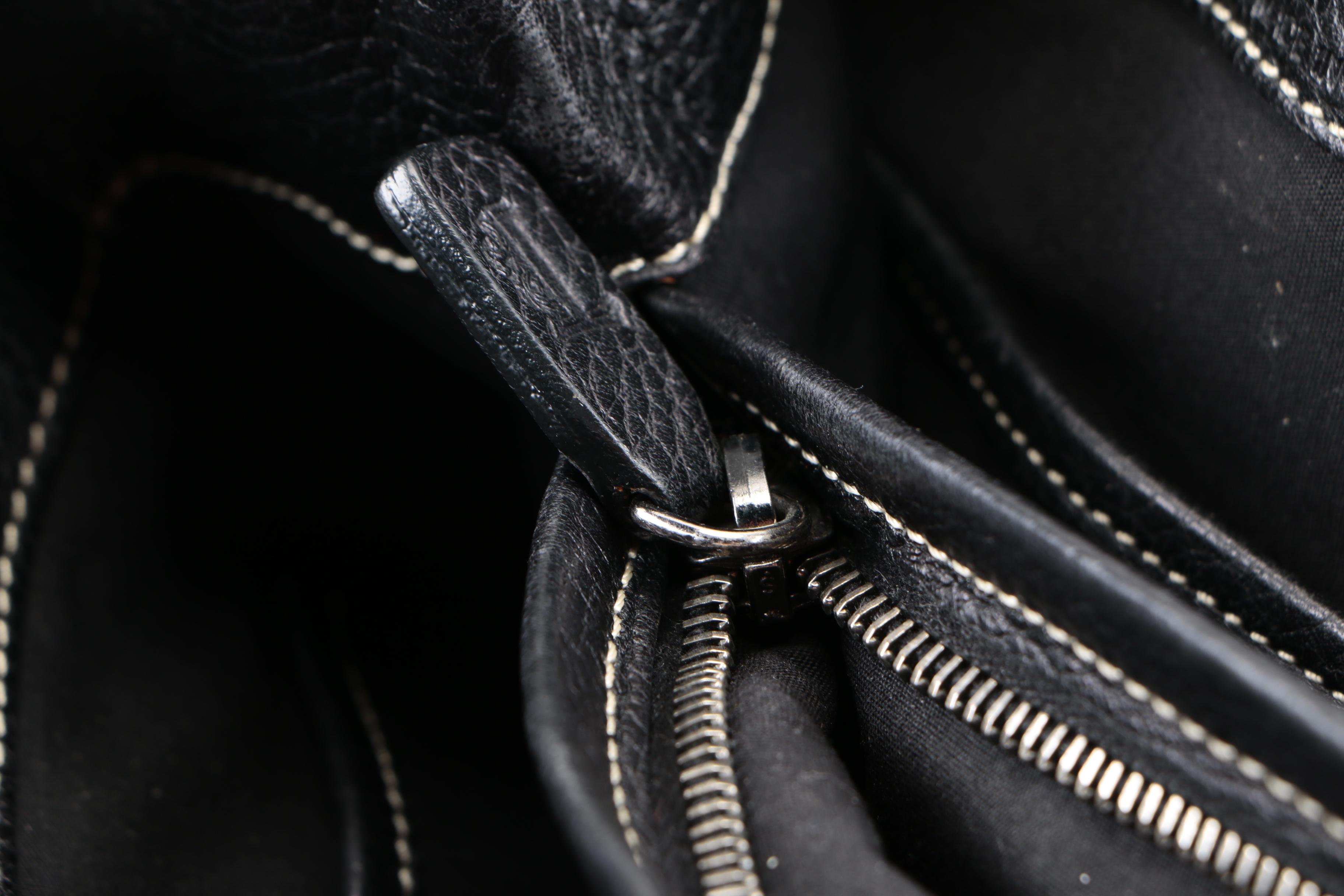 TOD'S Black Leather Handbag