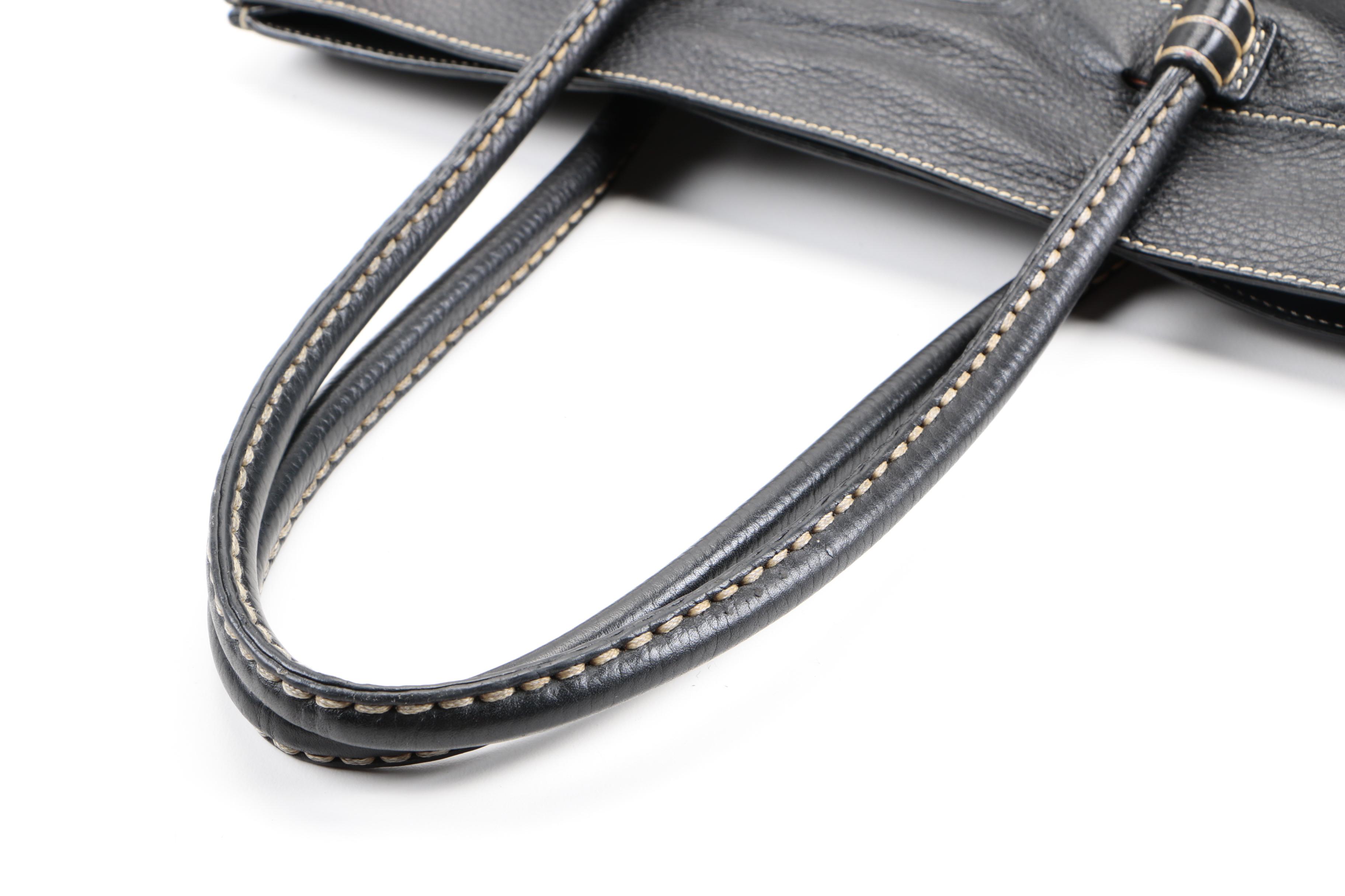 TOD'S Black Leather Handbag