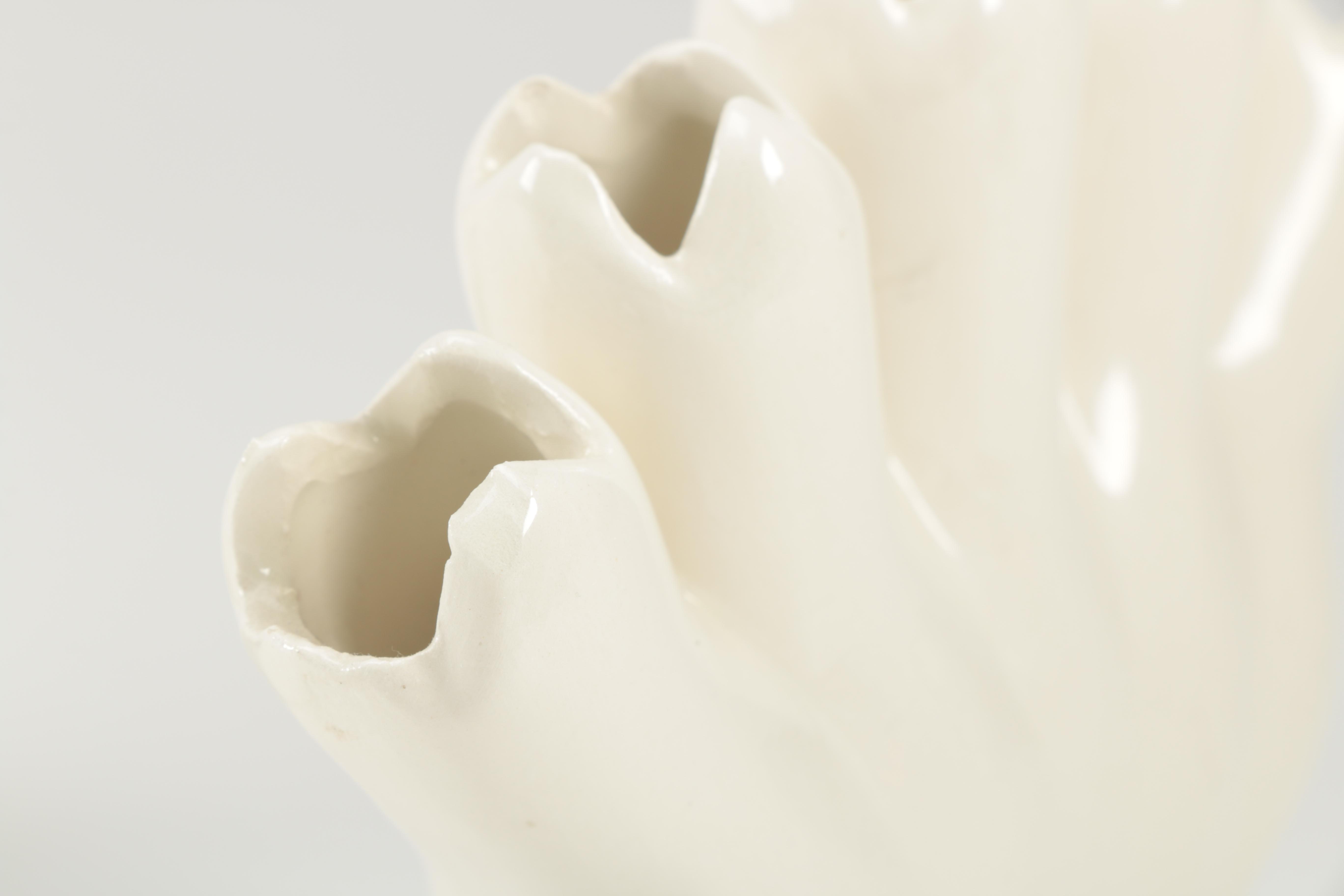 Pair of Leart Five Finger Bud Vases