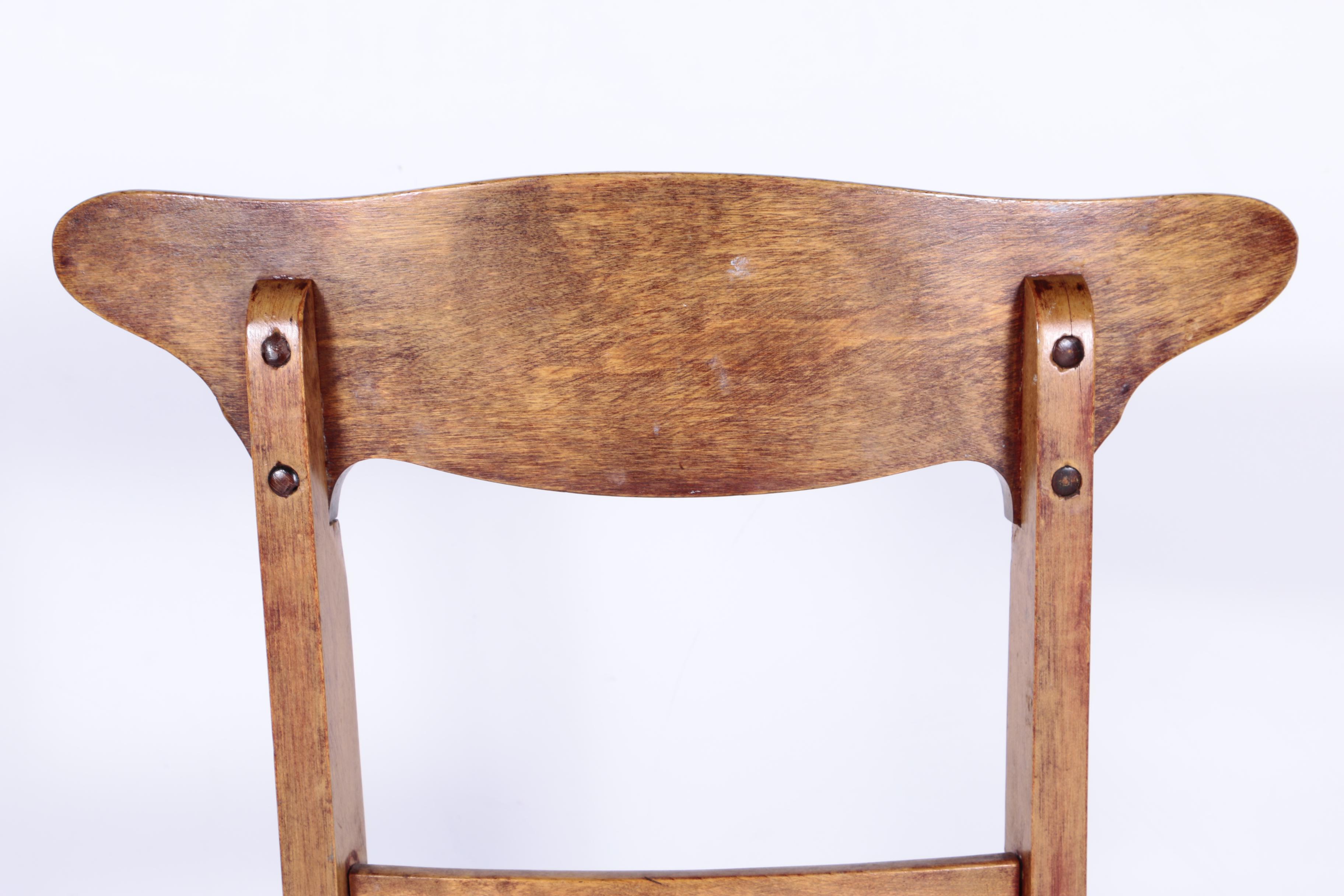 Vintage Oak Side Chair