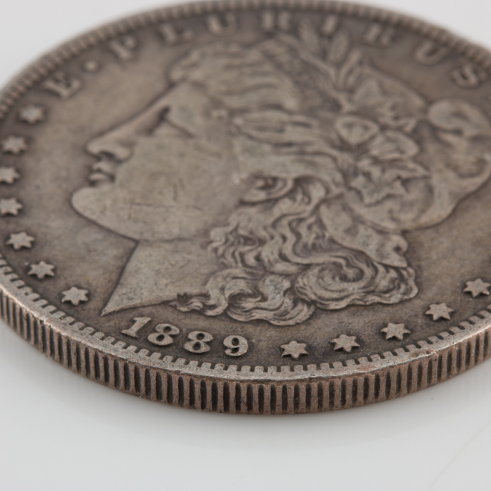 Group of Eight U.S. Silver Dollars