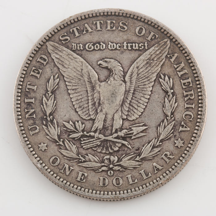 Group of Eight U.S. Silver Dollars