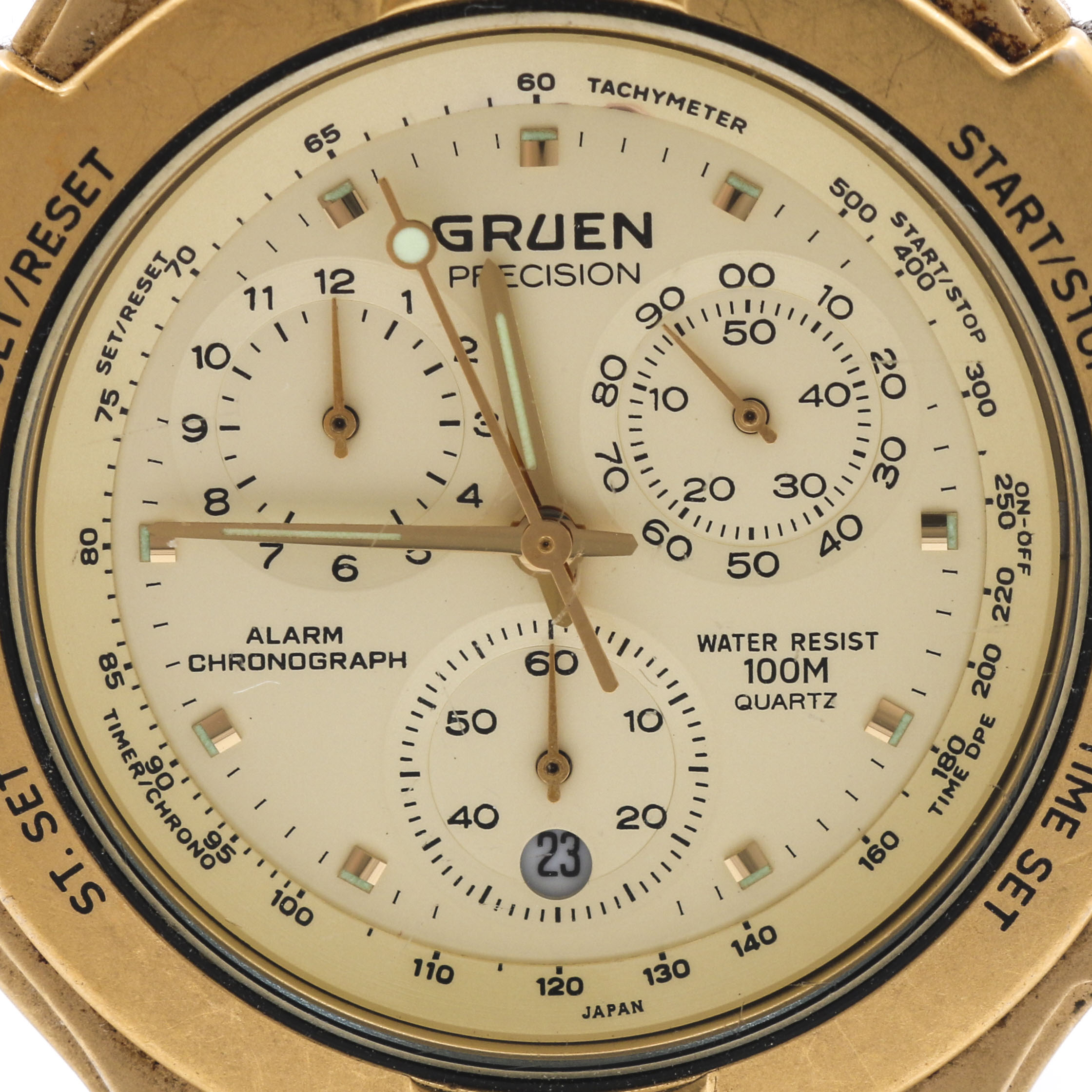 Gruen Precision Stainless Steel Watch