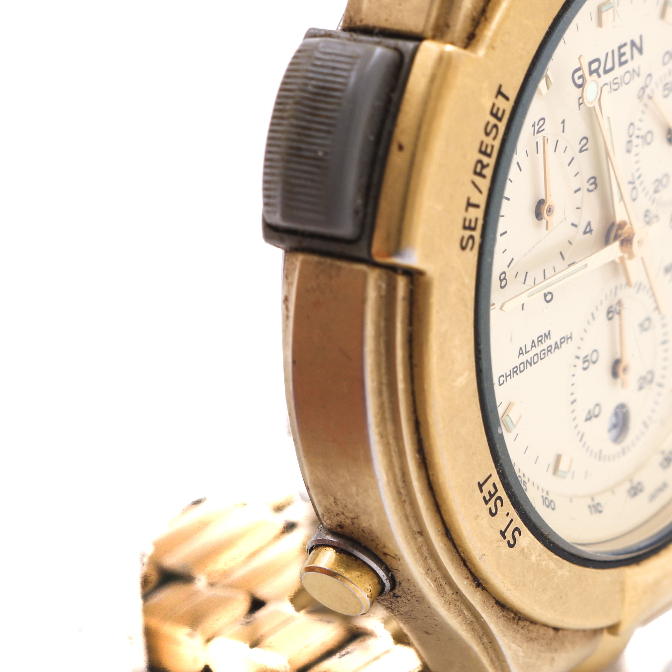 Gruen Precision Stainless Steel Watch