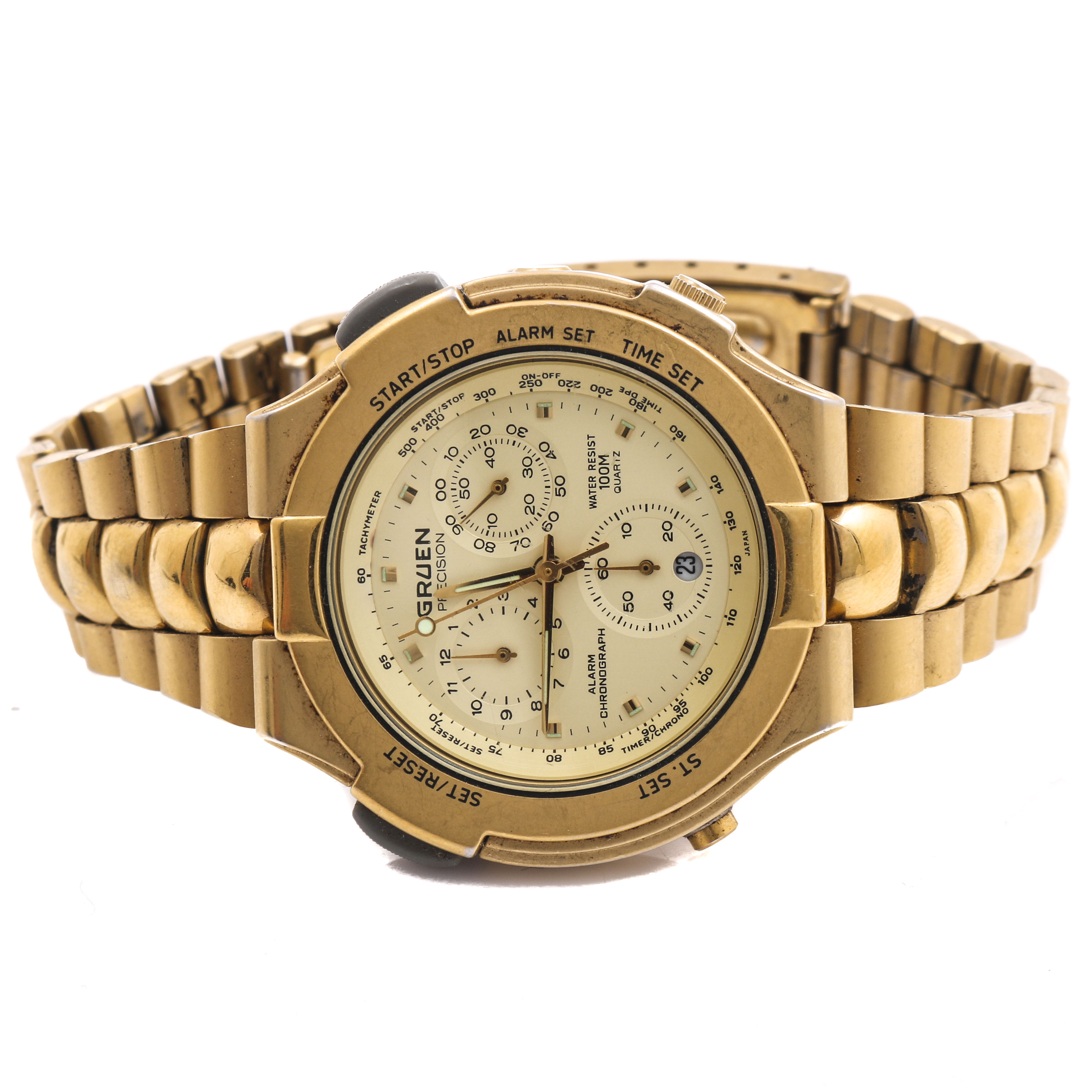 Gruen Precision Stainless Steel Watch