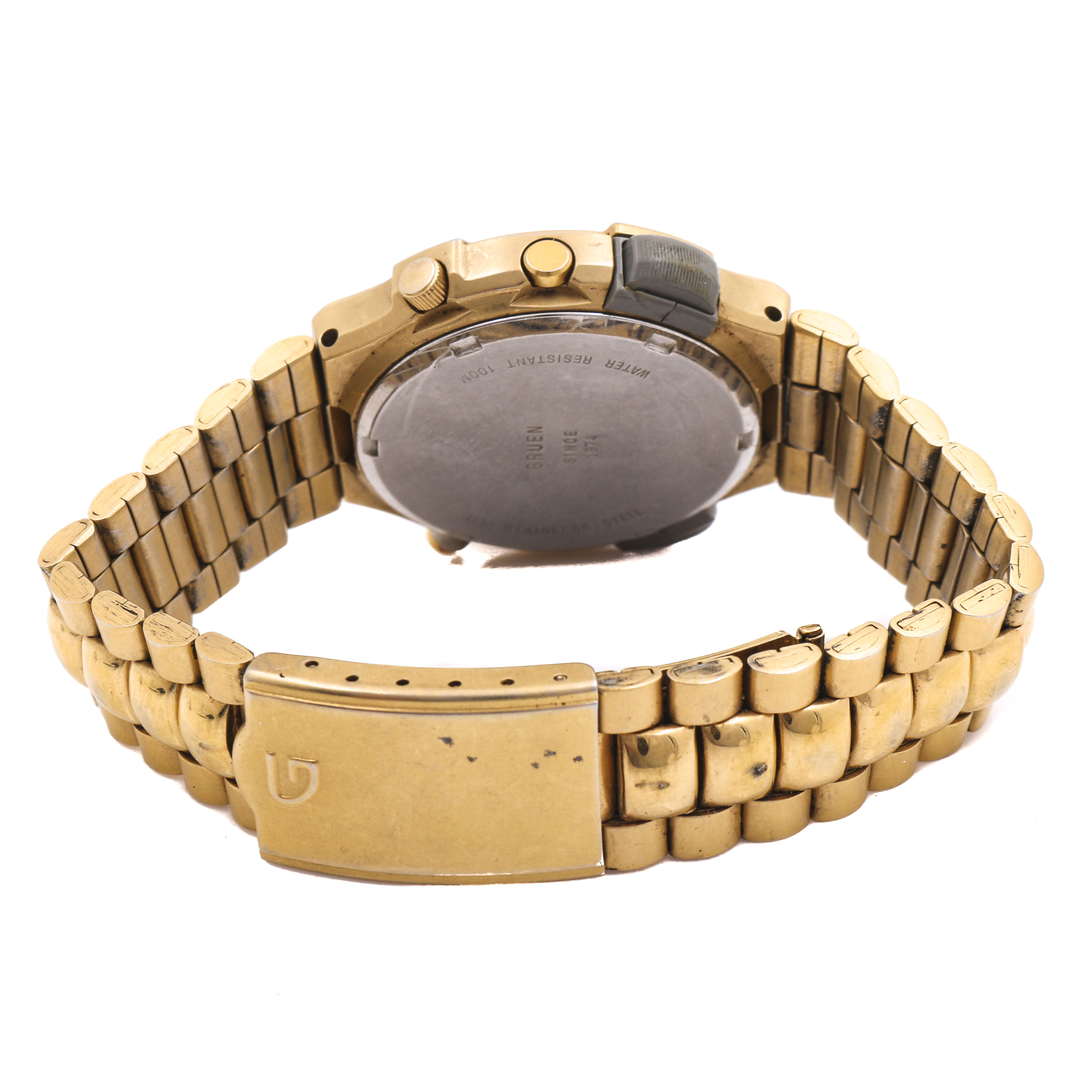 Gruen Precision Stainless Steel Watch