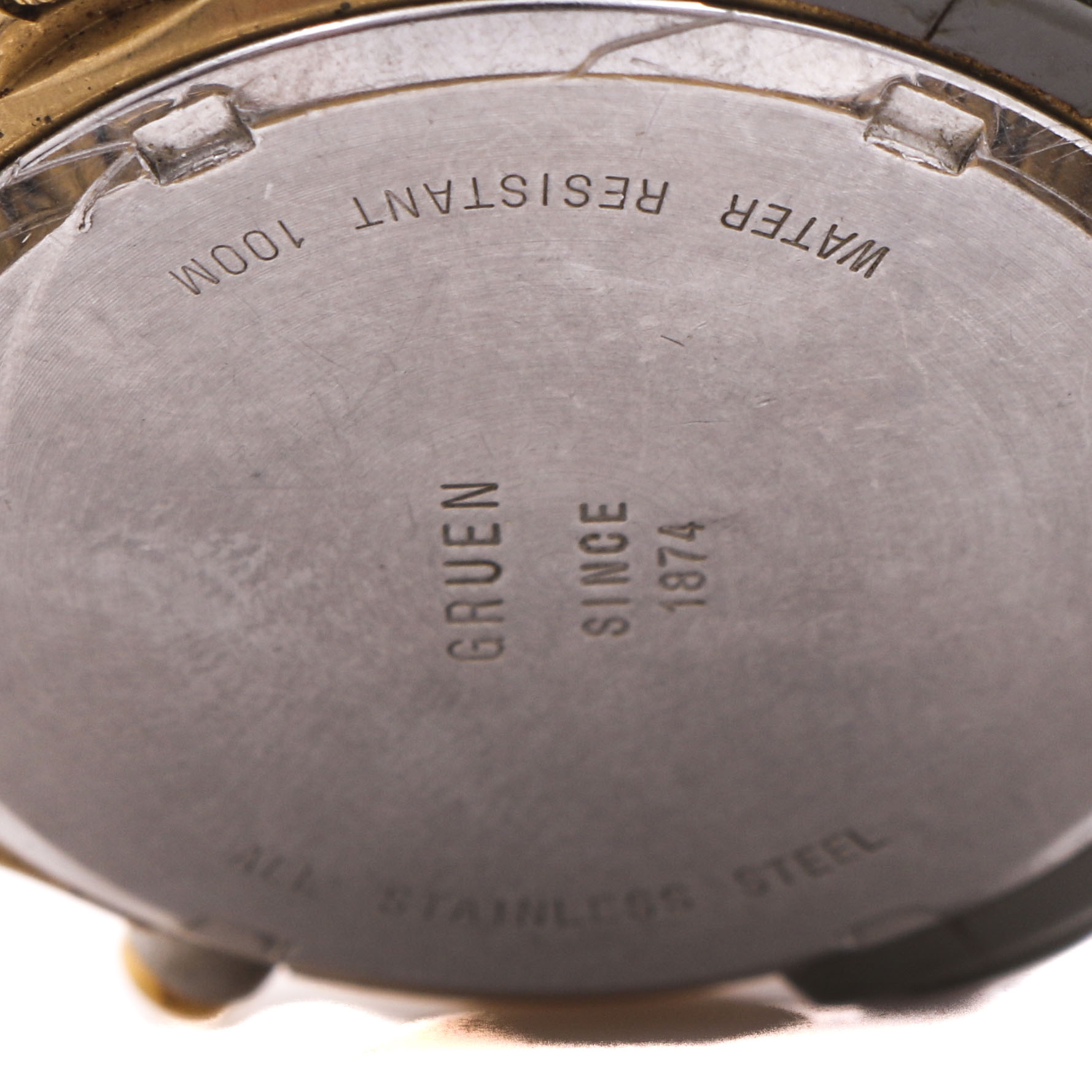 Gruen Precision Stainless Steel Watch