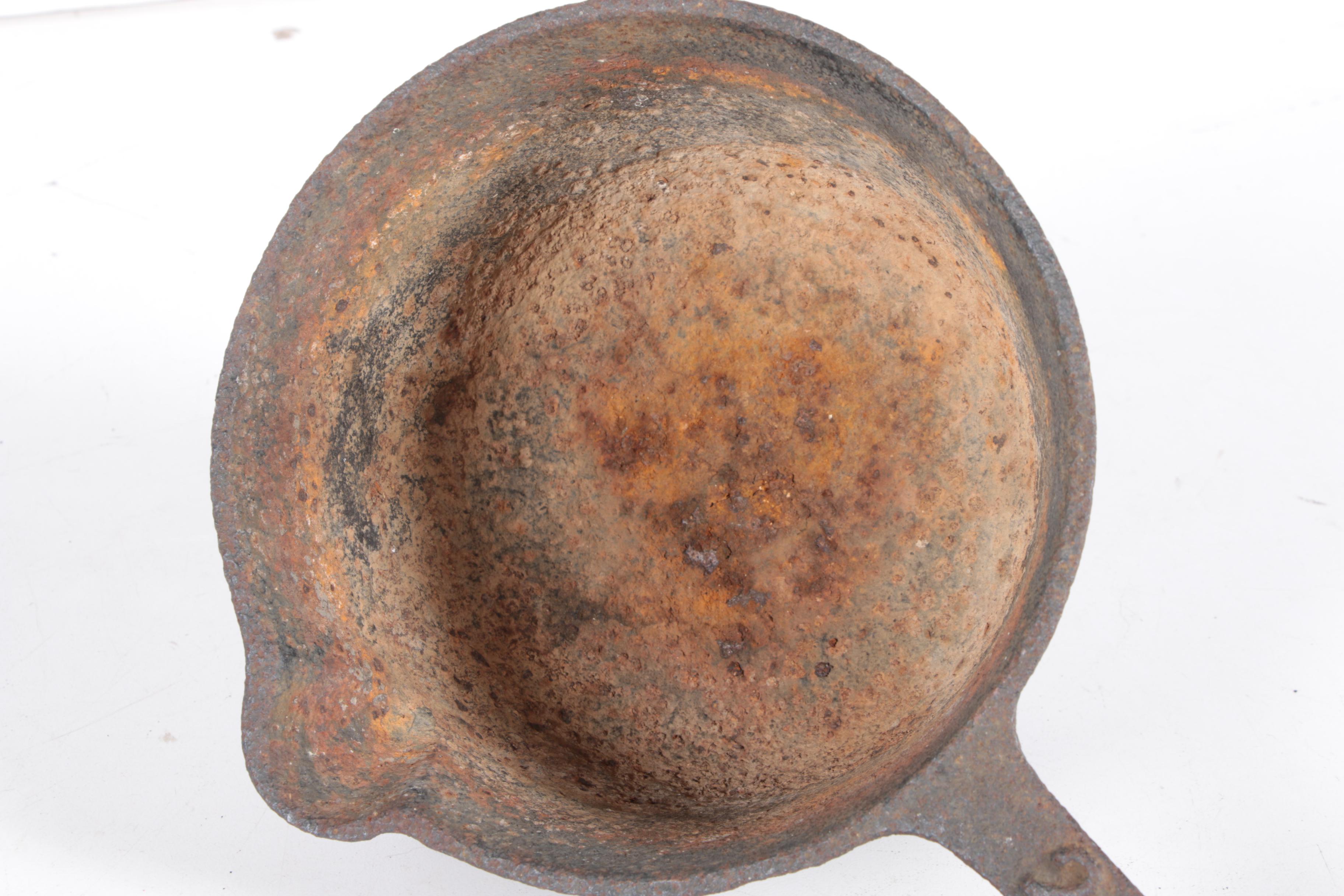 Vintage Copper Clad Wash Tub and Cast Iron Footed Pan