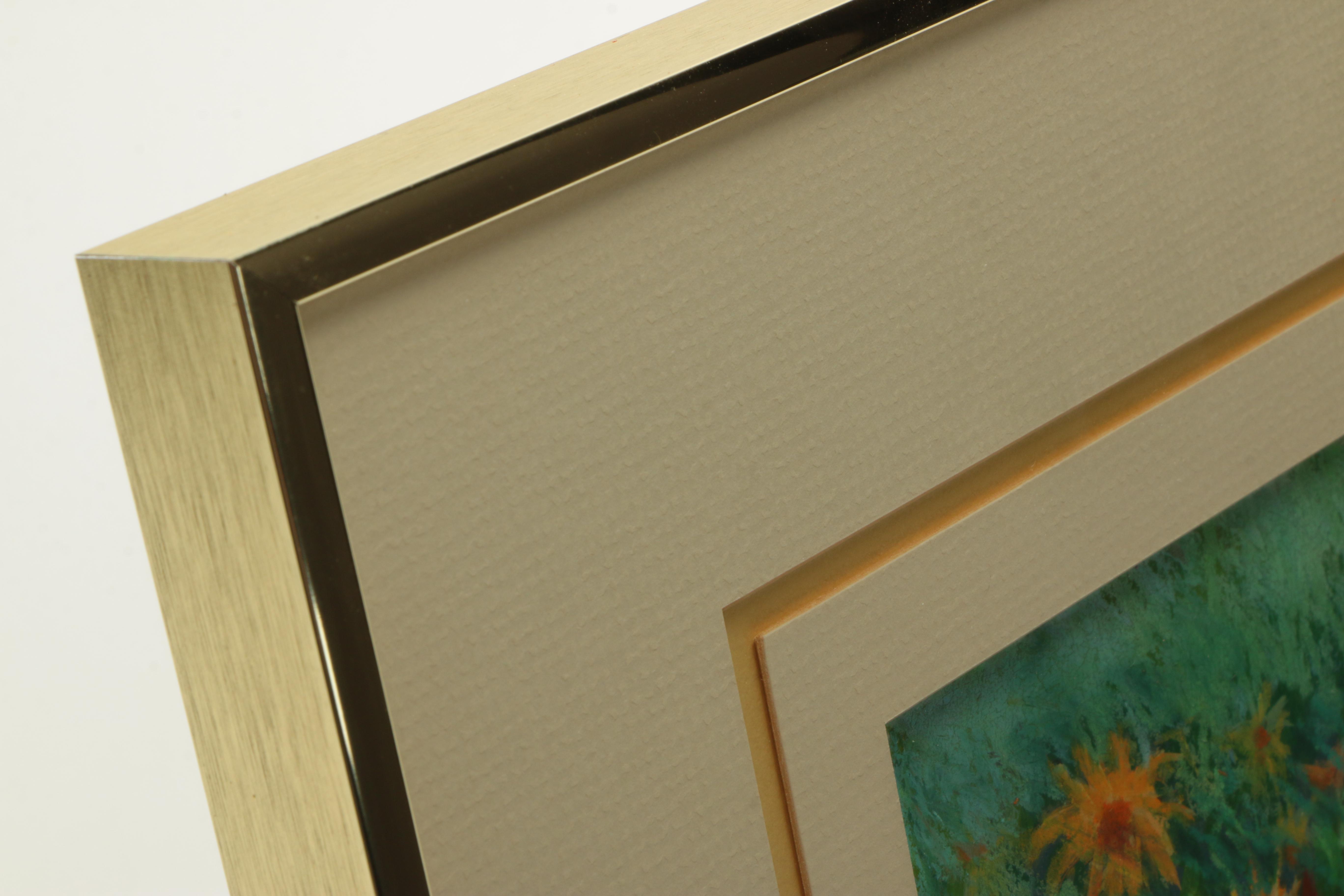 Ronald R. Parry Oil Painting on Board of Flowers