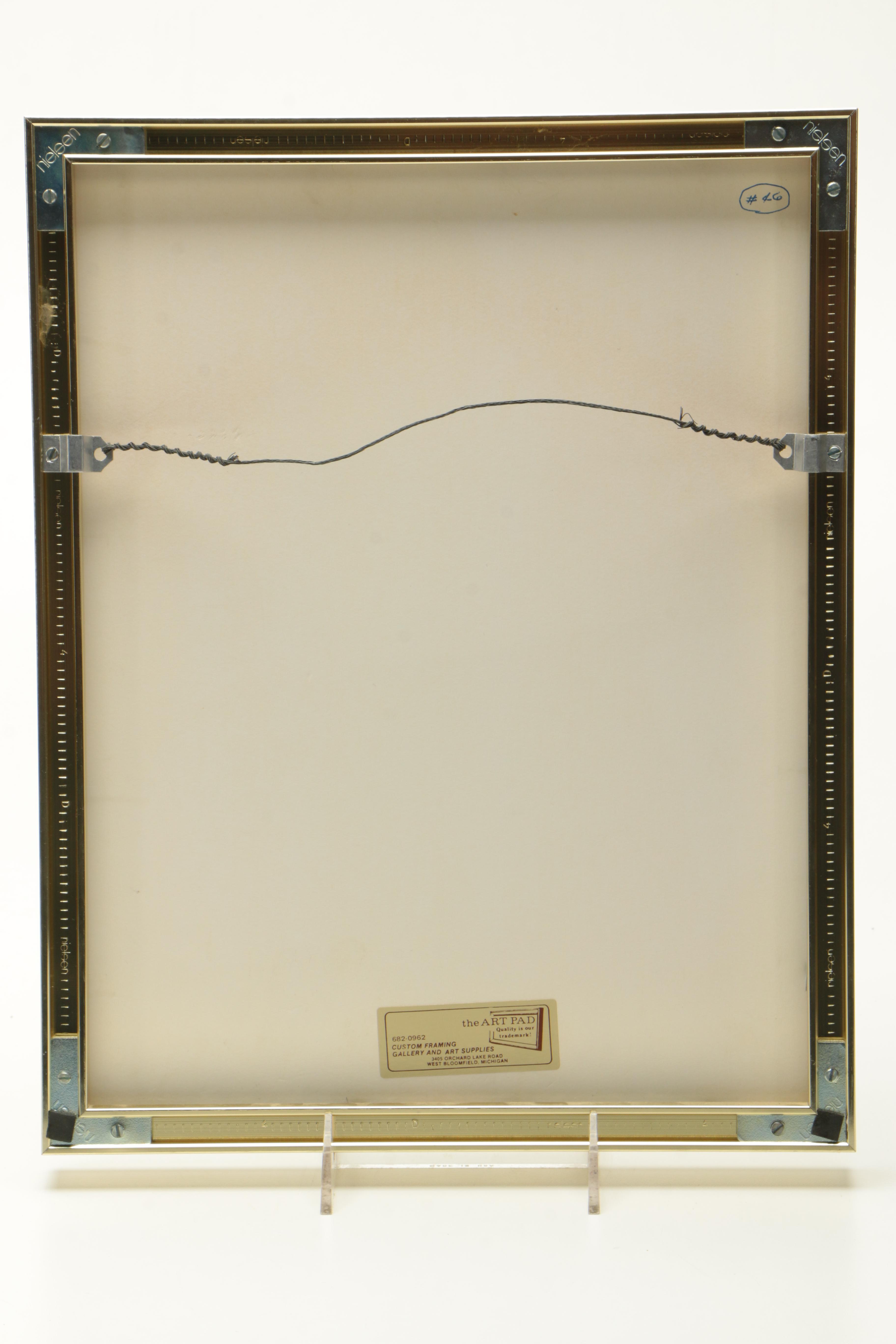 Ronald R. Parry Oil Painting on Board of Flowers