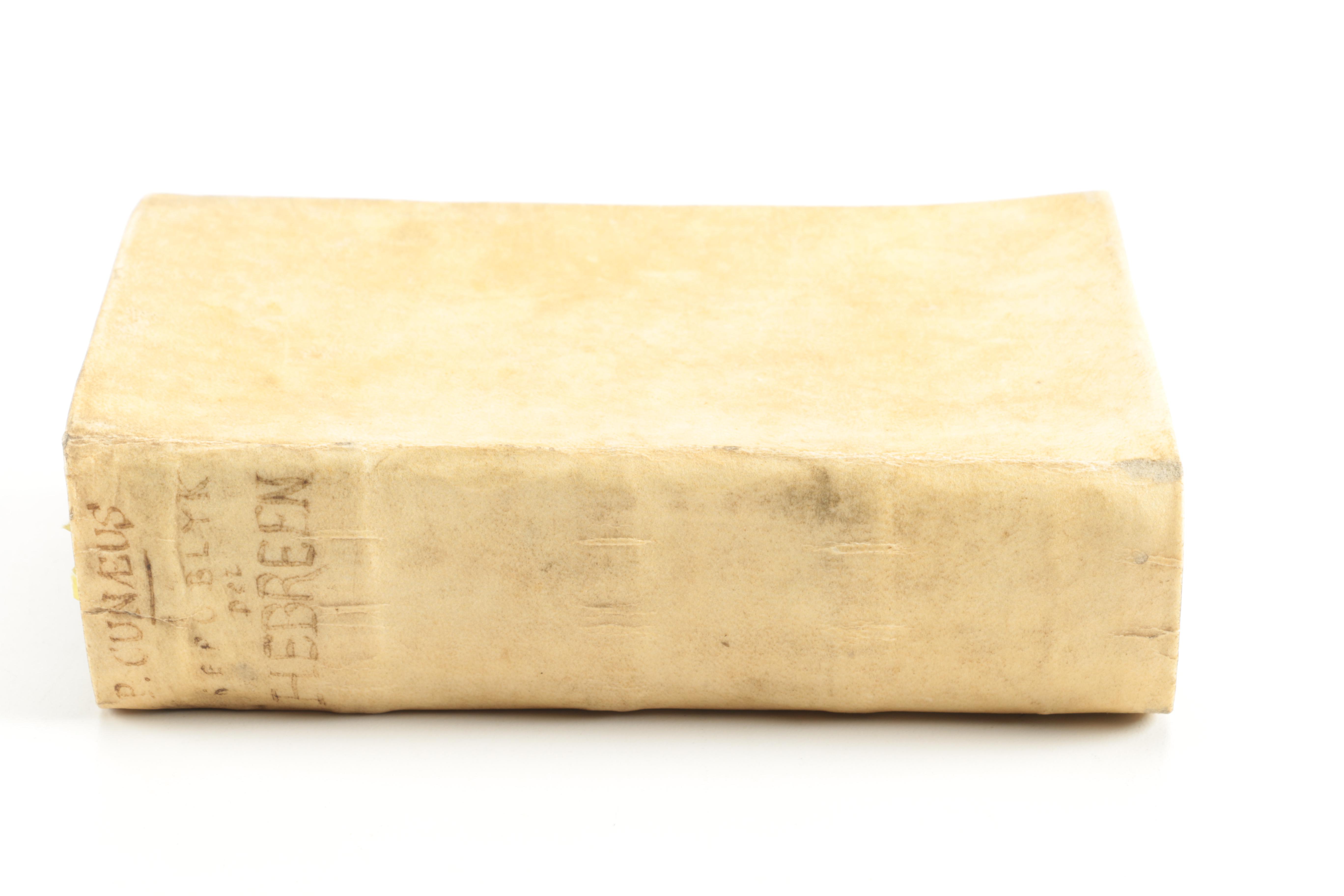 1683 "De Republyk der Hebreen, of Gemeenebst der Joden" by Petrus Cunaeus