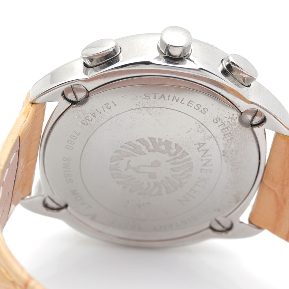 Anne Klein Stainless Steel Mother of Pearl Watch