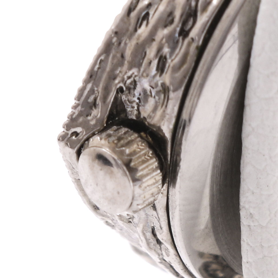 Neiman Marcus Marcasite Silver Tone Link Bracelet Watch