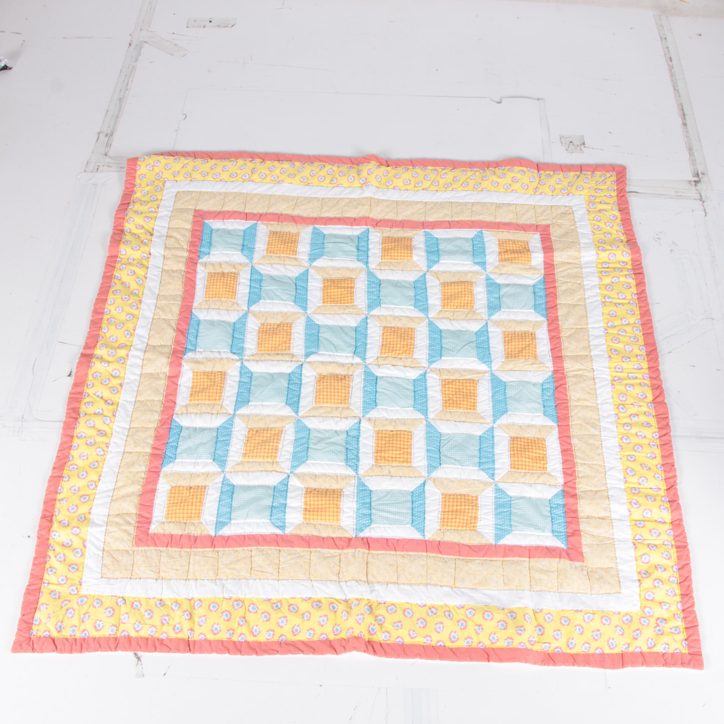 Hand Picked Quilts in "Spool", "Trip Around the World" and "Wedding Ring"