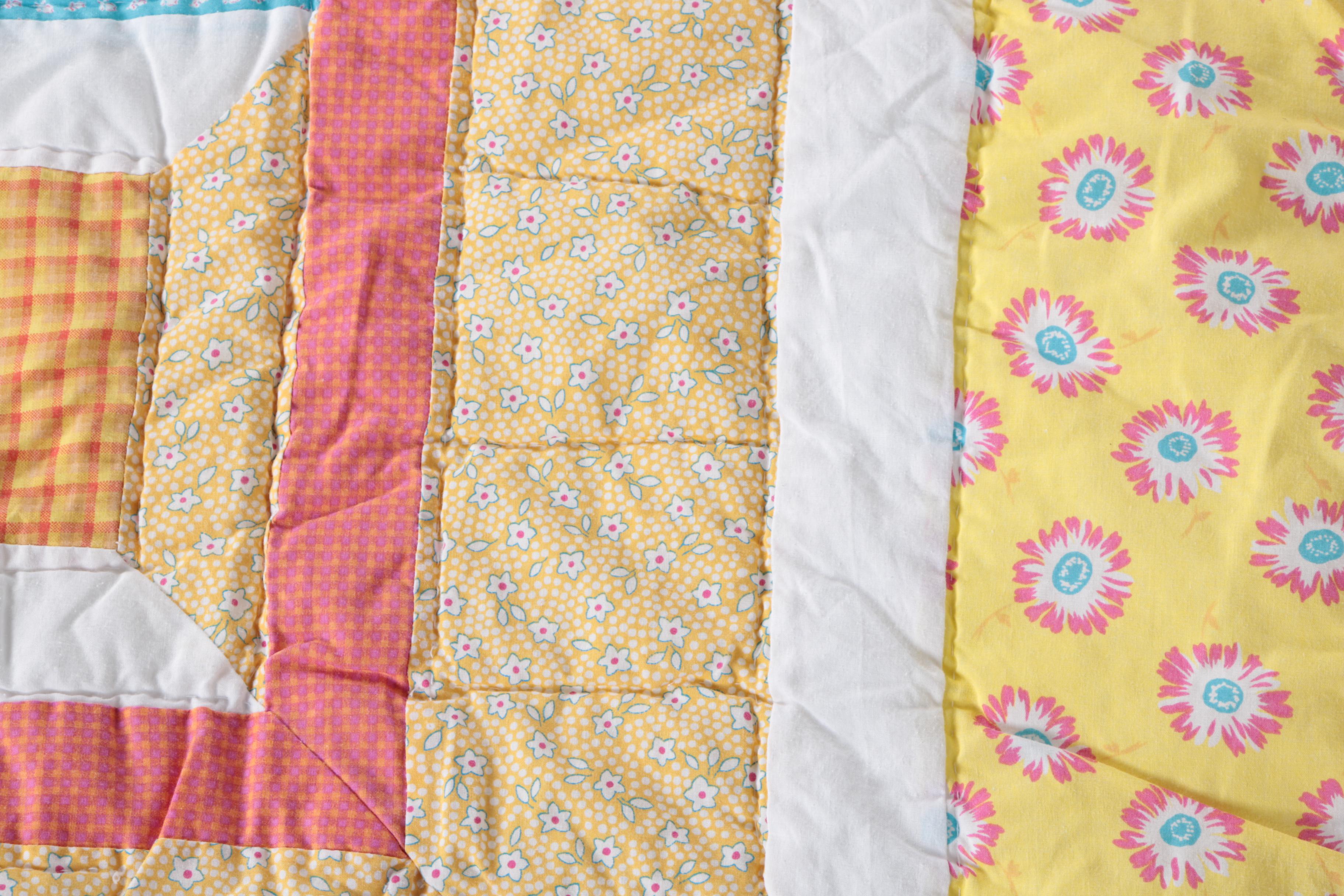 Hand Picked Quilts in "Spool", "Trip Around the World" and "Wedding Ring"