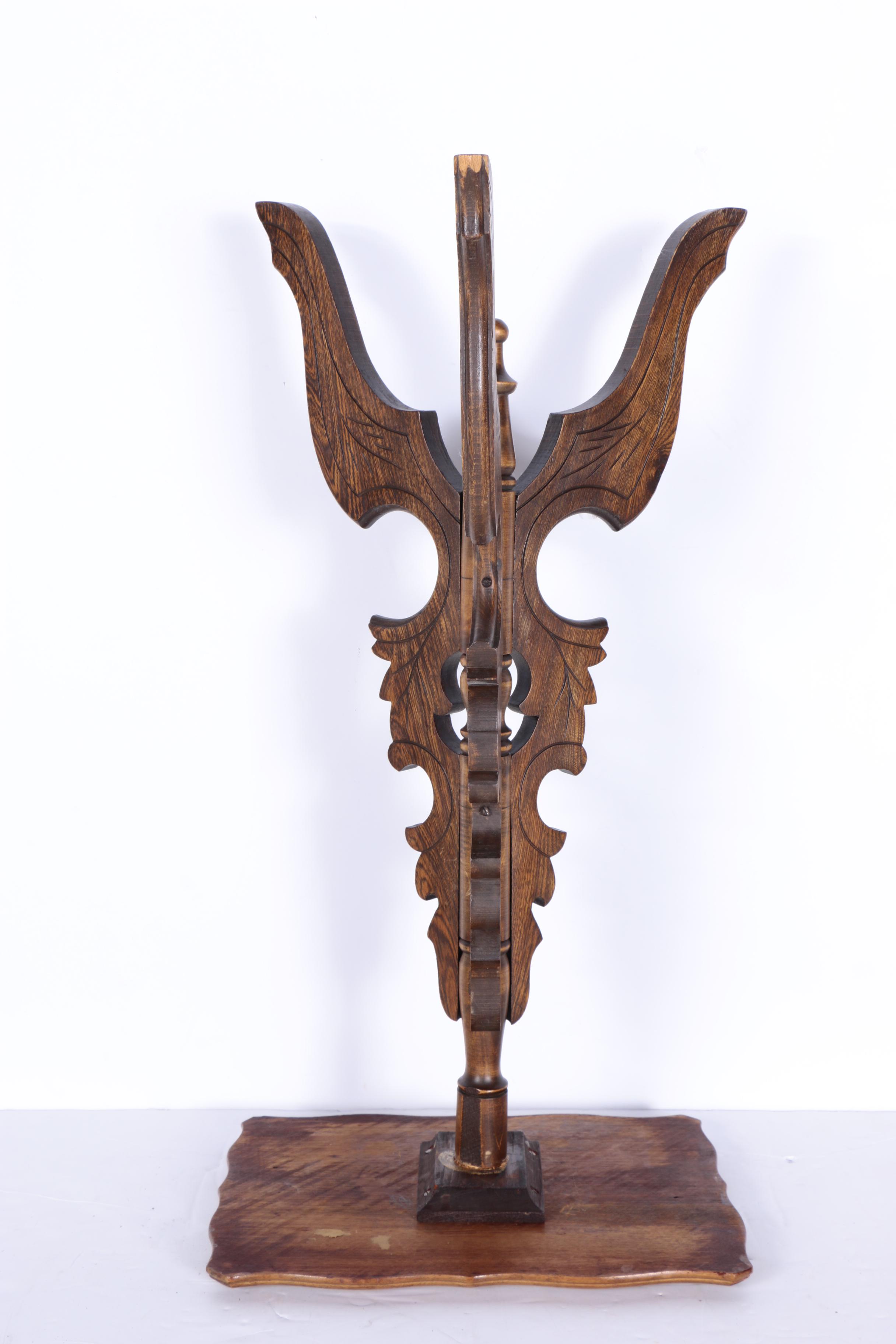 Vintage Victorian Style Oak Side Table