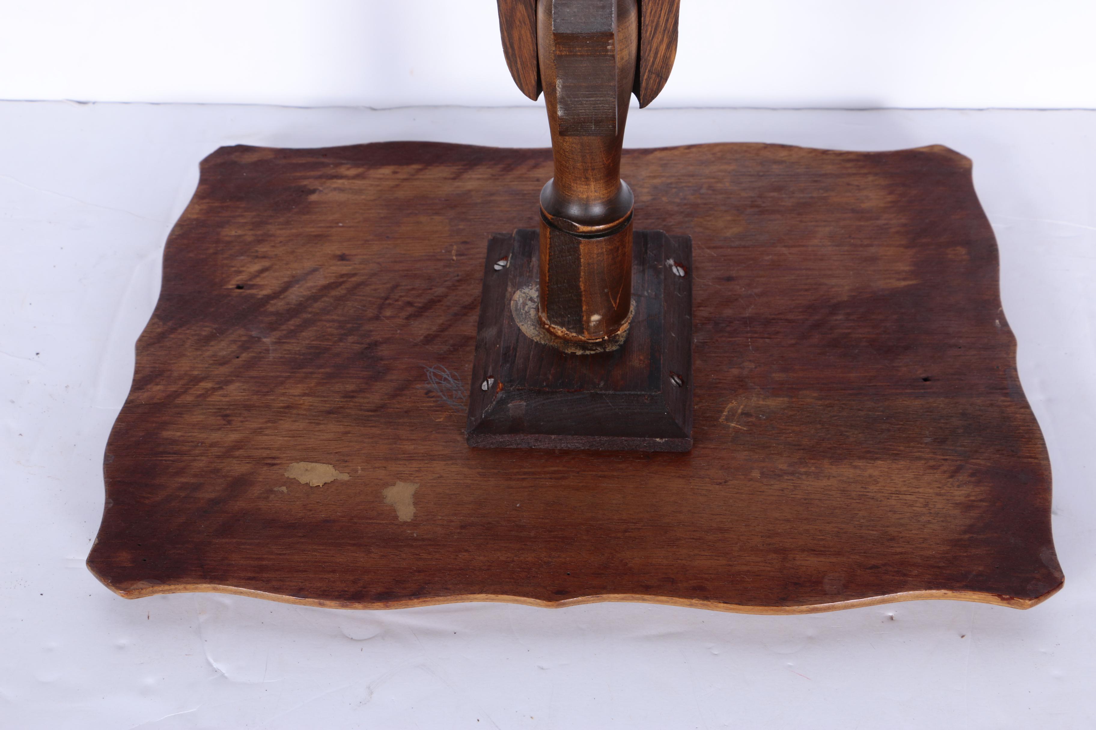 Vintage Victorian Style Oak Side Table