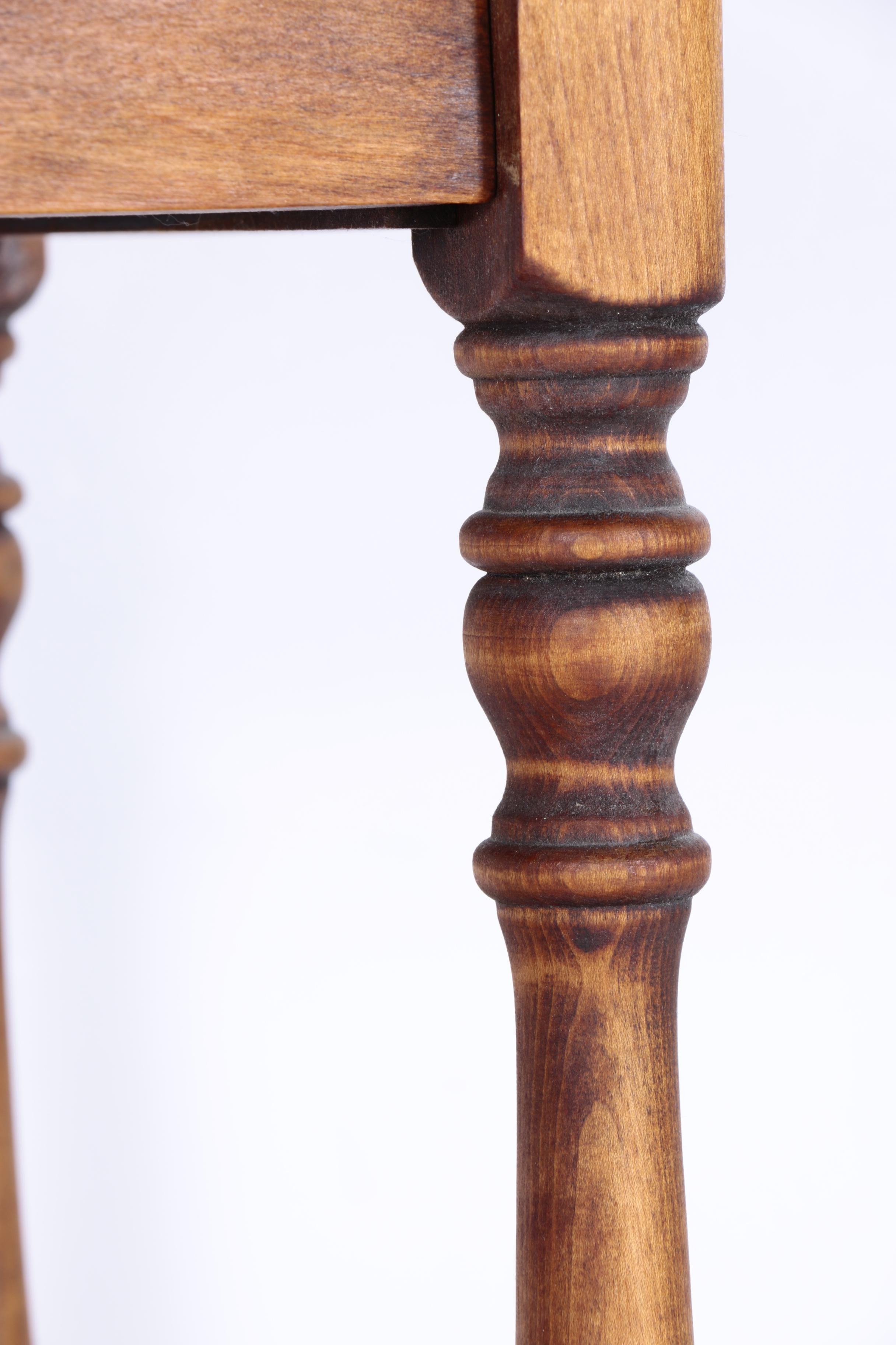 Wooden End Table with Drawer