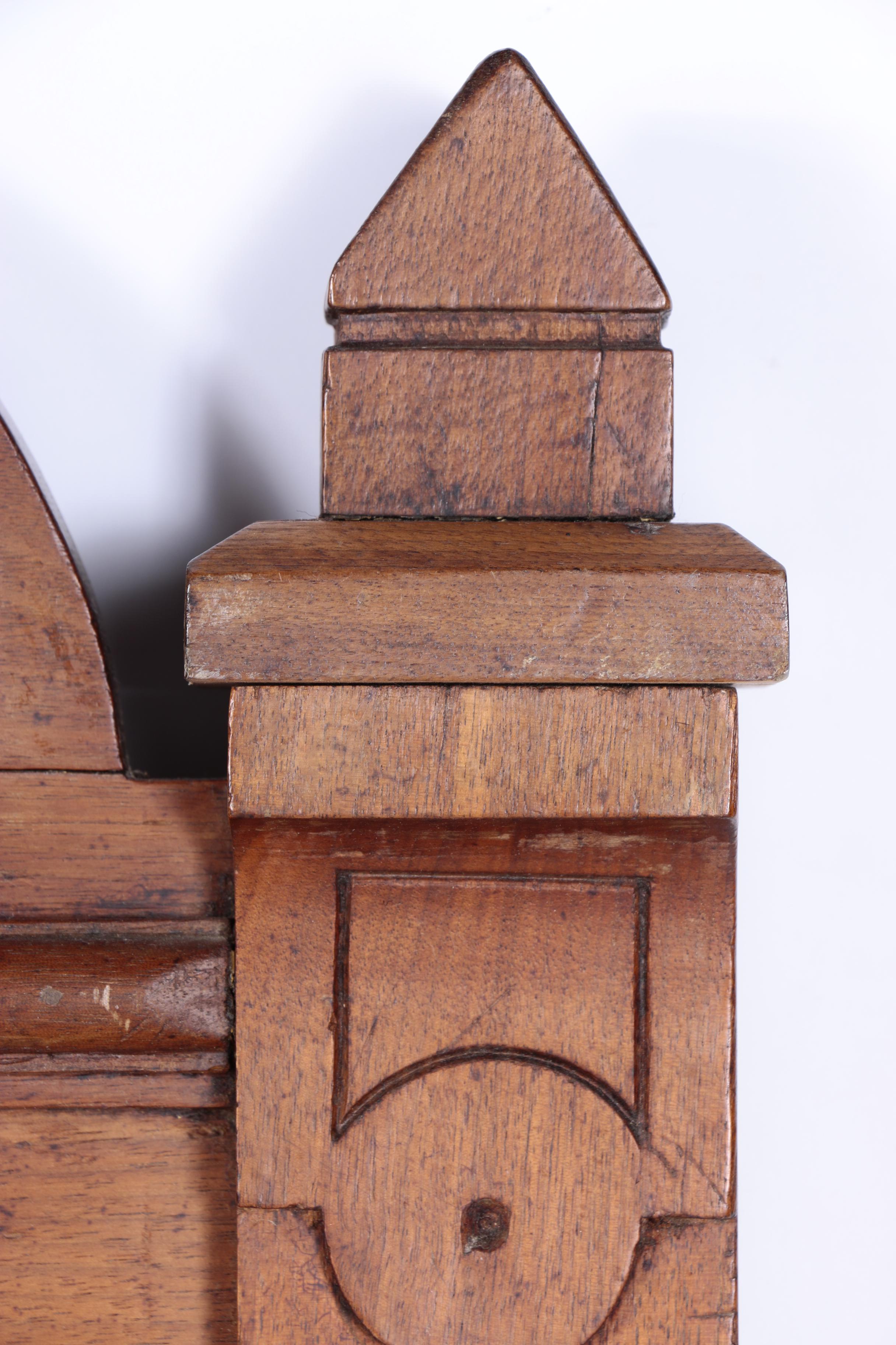 Vintage Eastlake Style Mahogany Twin Size Headboard