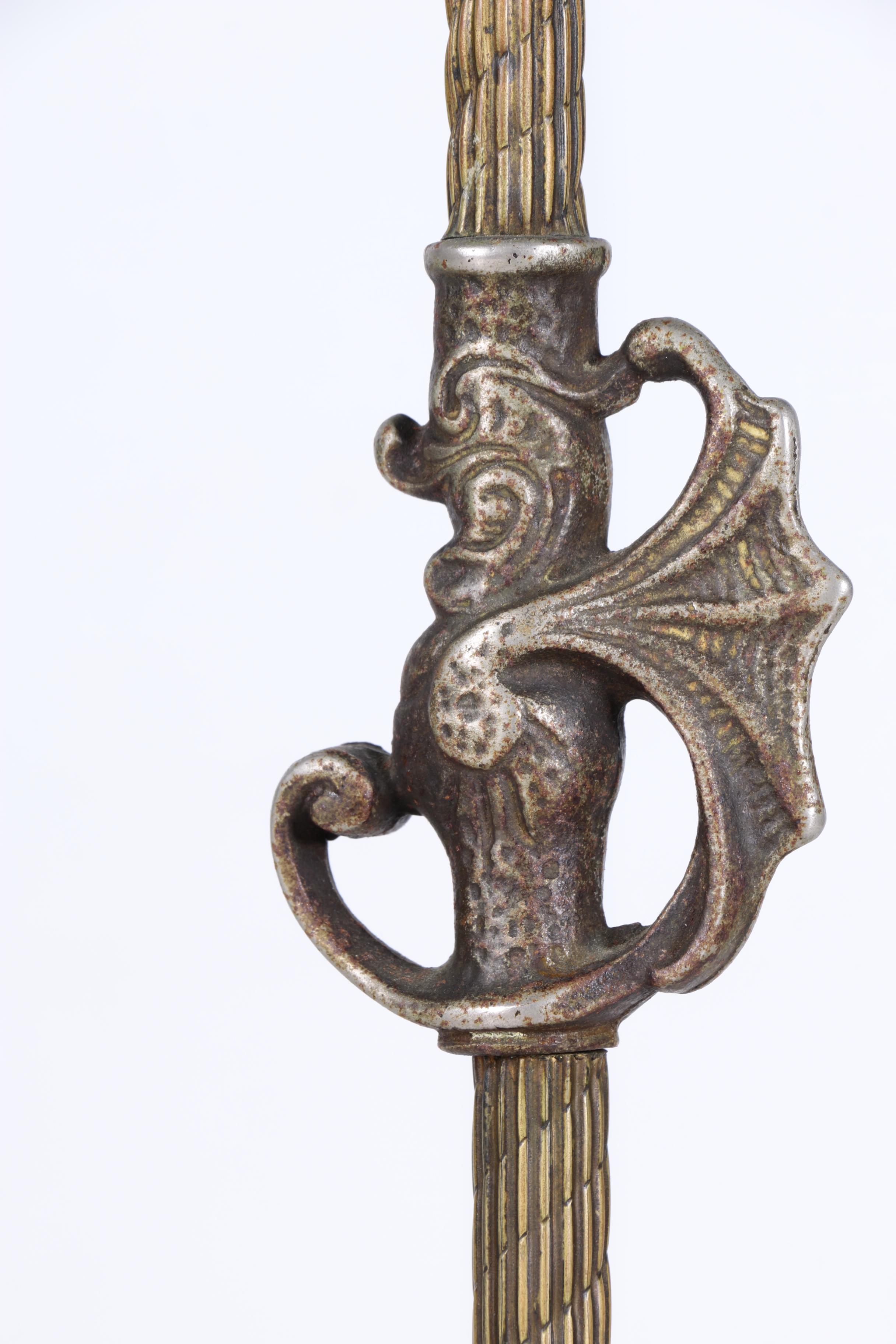 Ornate Brass Floor Lamp