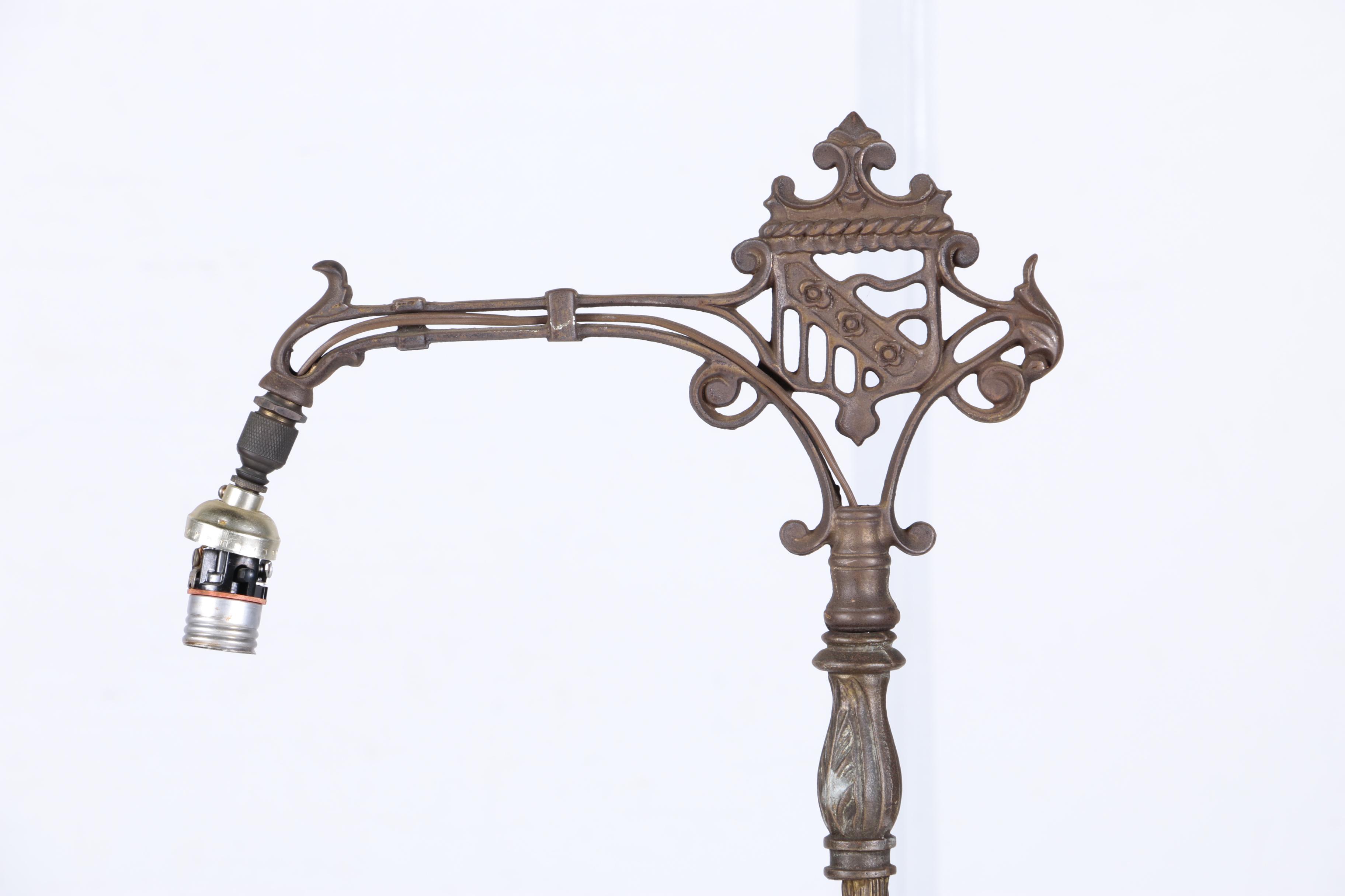 Ornate Brass Floor Lamp