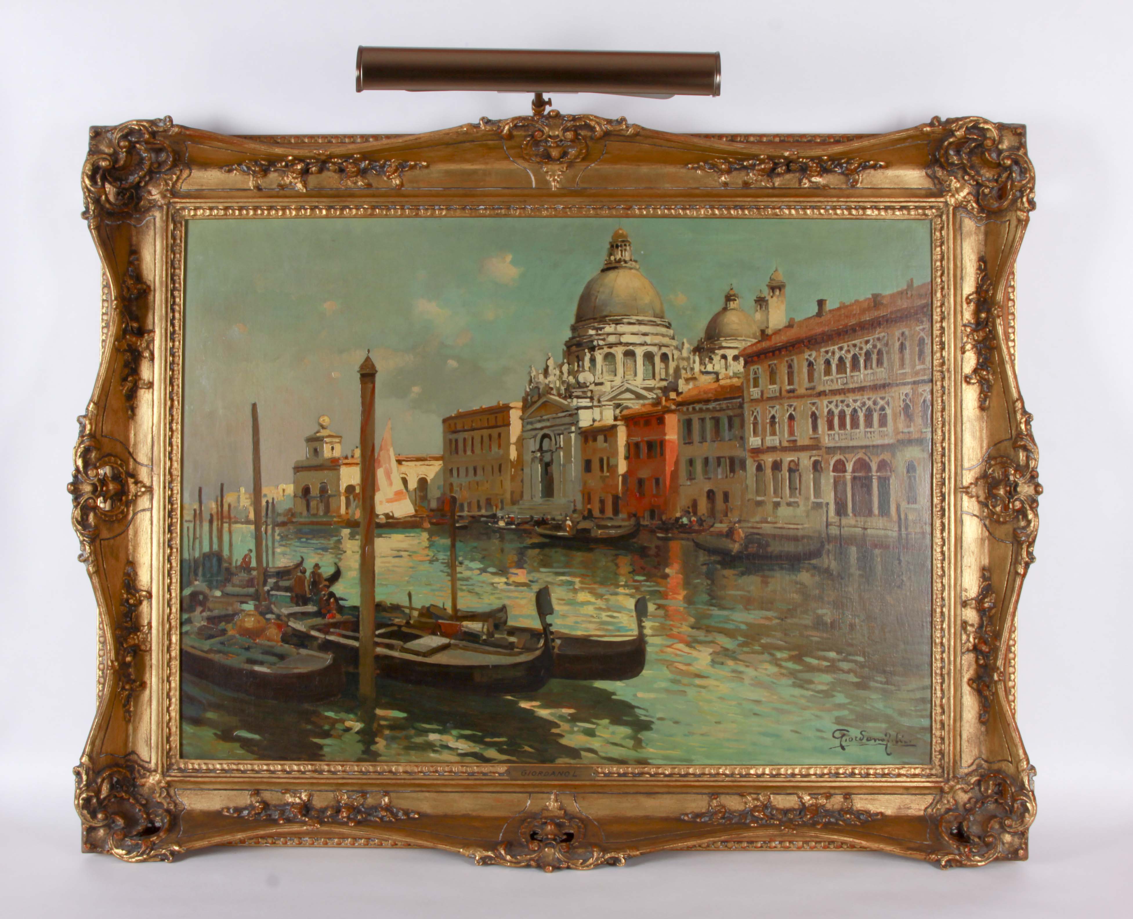Oil Painting on Board of Venice
