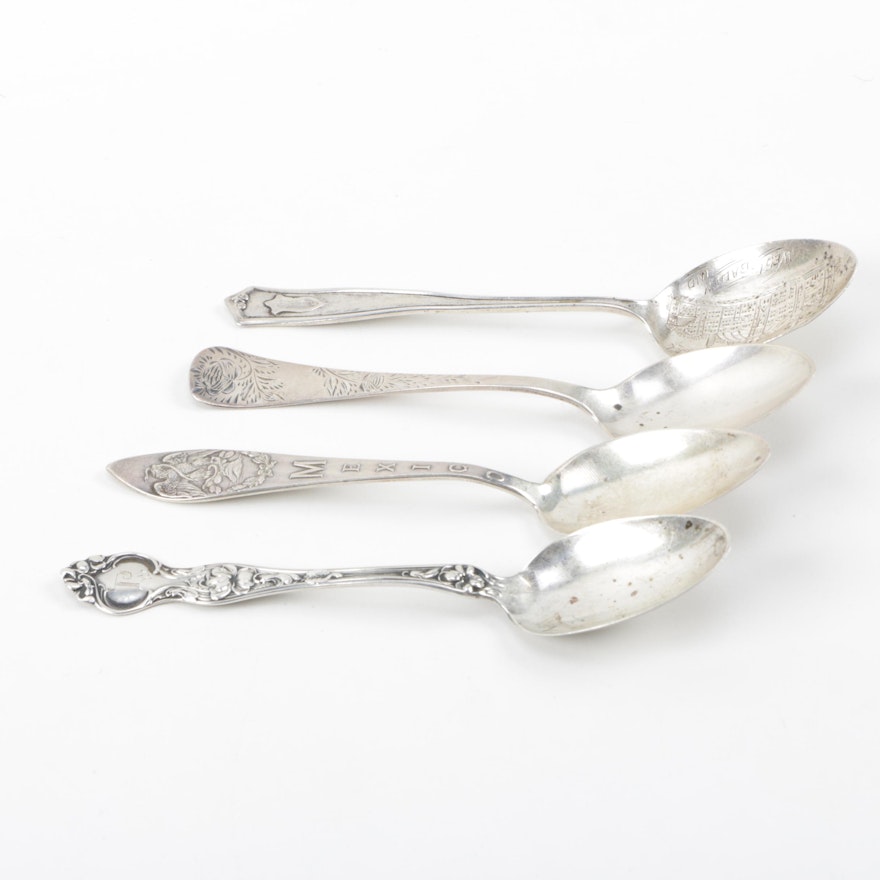 A Weidlich Sterling Spoon Co. and Other Sterling Silver Teaspoons