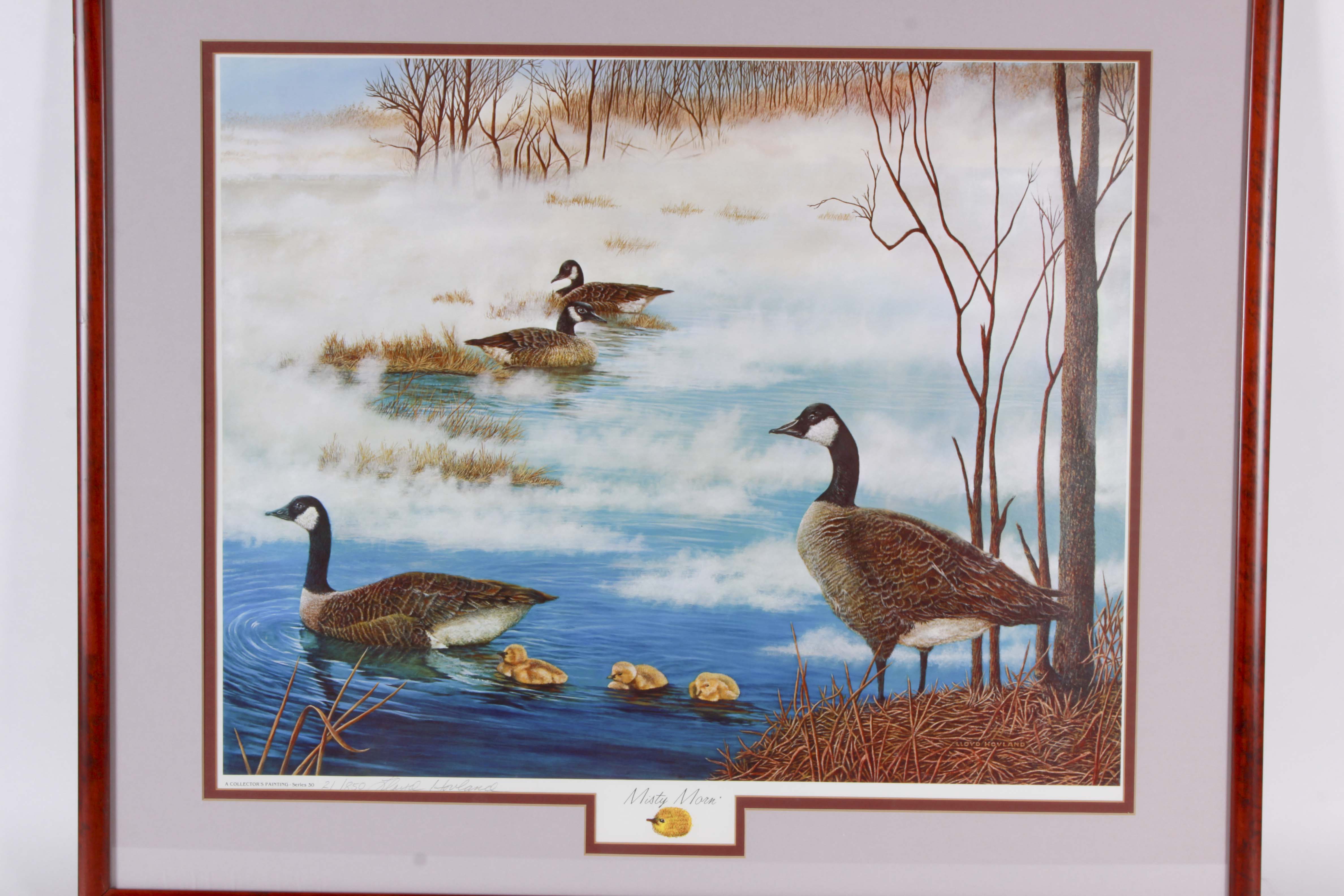 Signed Offset Lithograph by Lloyd Hovland