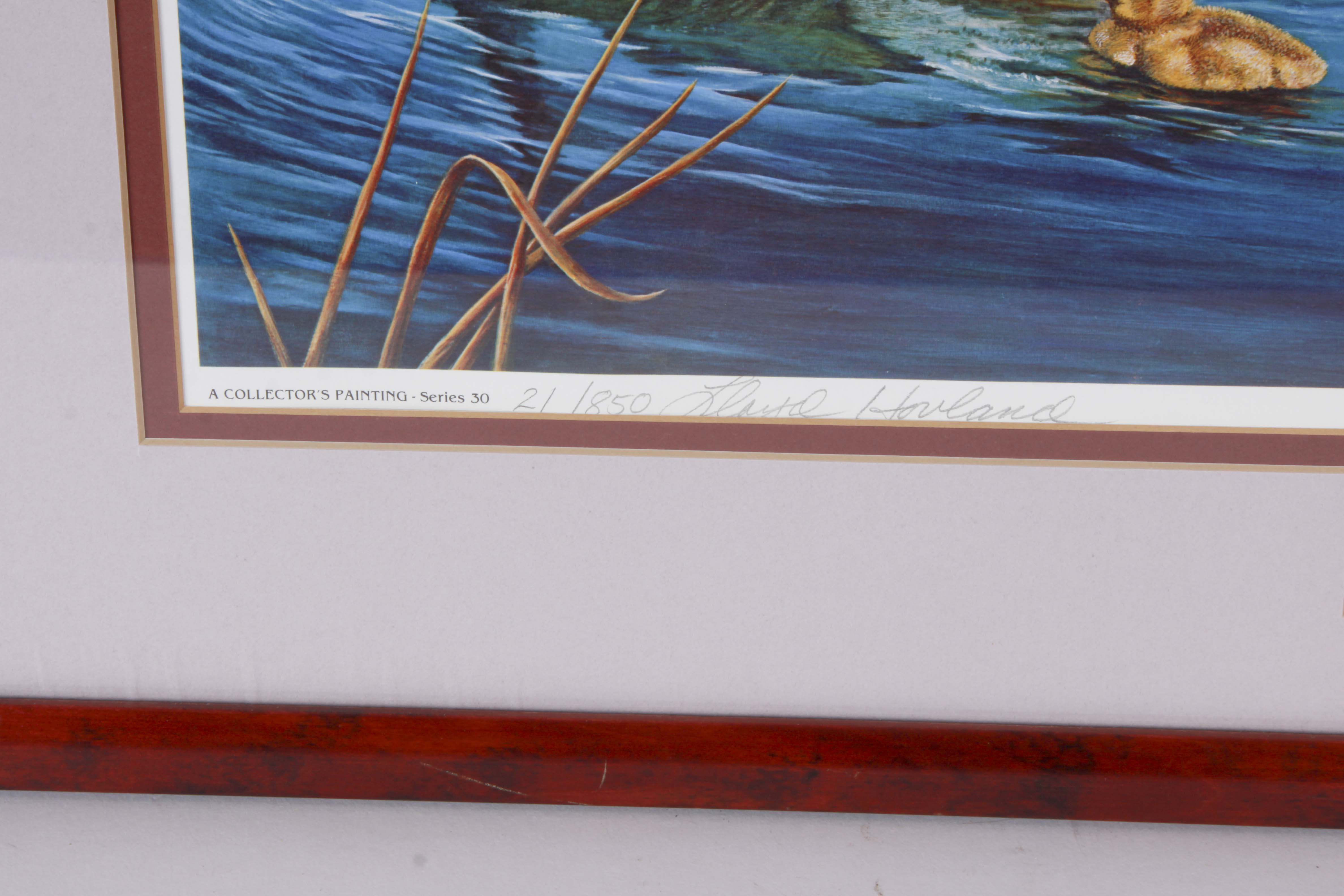 Signed Offset Lithograph by Lloyd Hovland