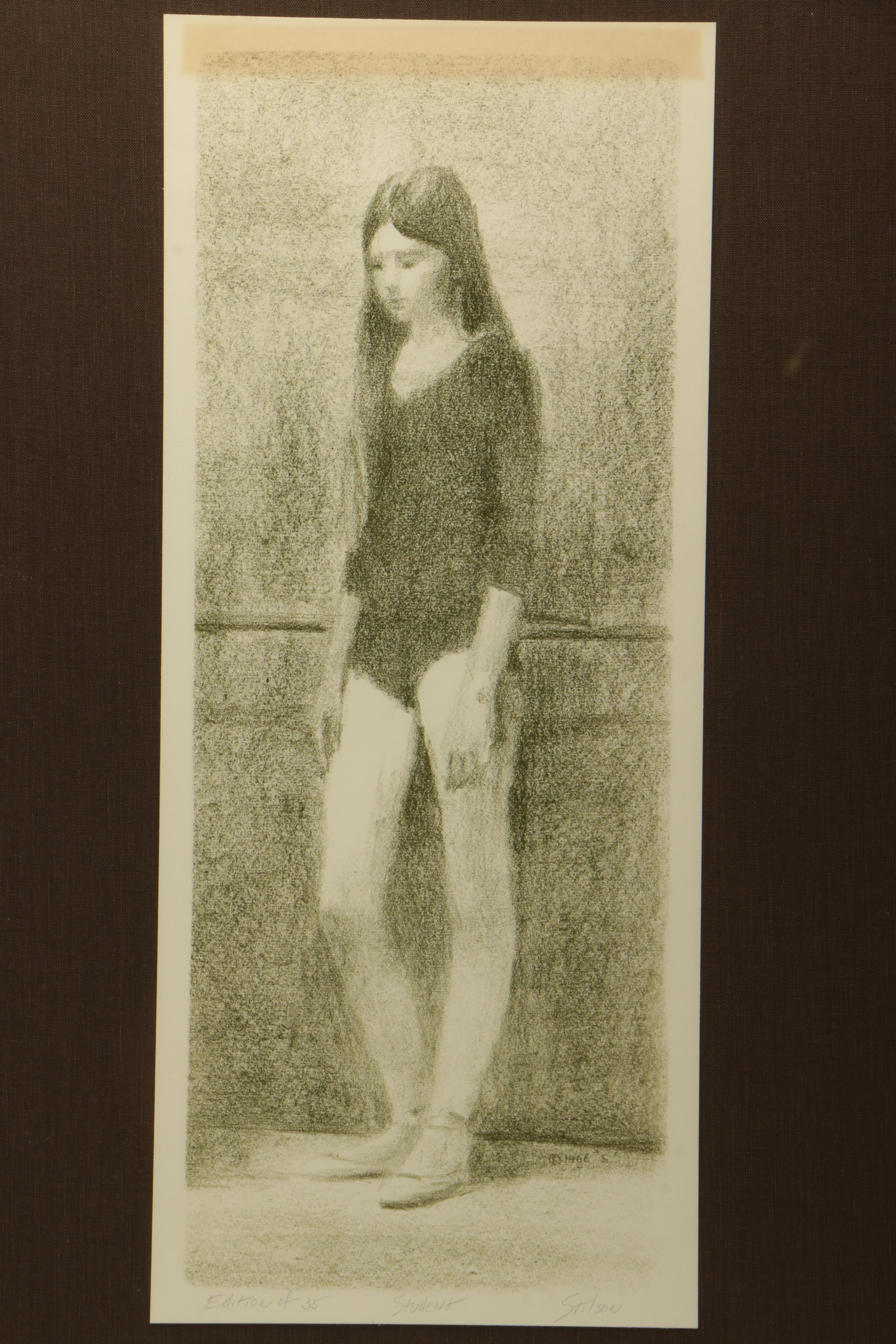 Stilson Signed Limited Edition Lithograph "Student"
