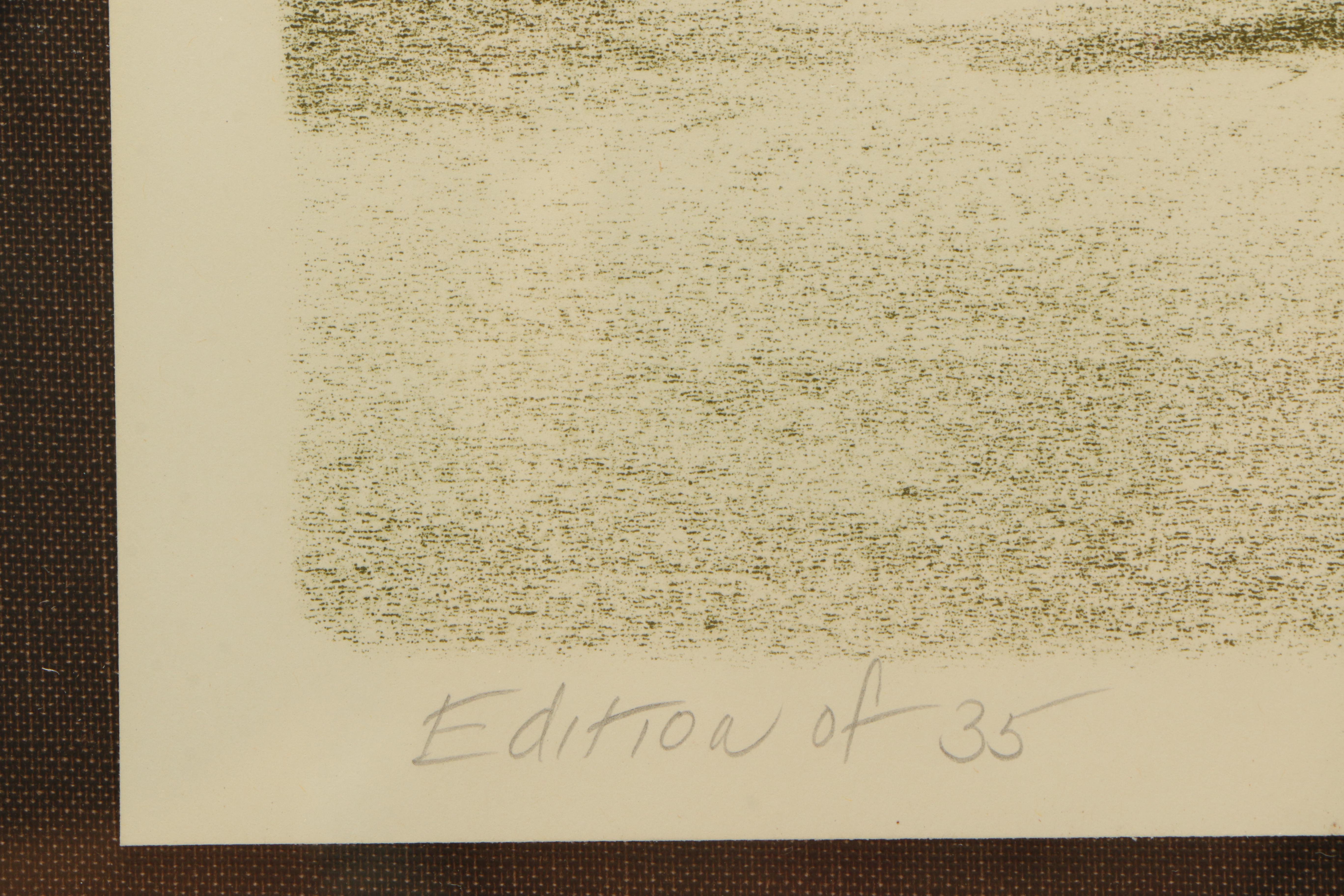 Stilson Signed Limited Edition Lithograph "Student"