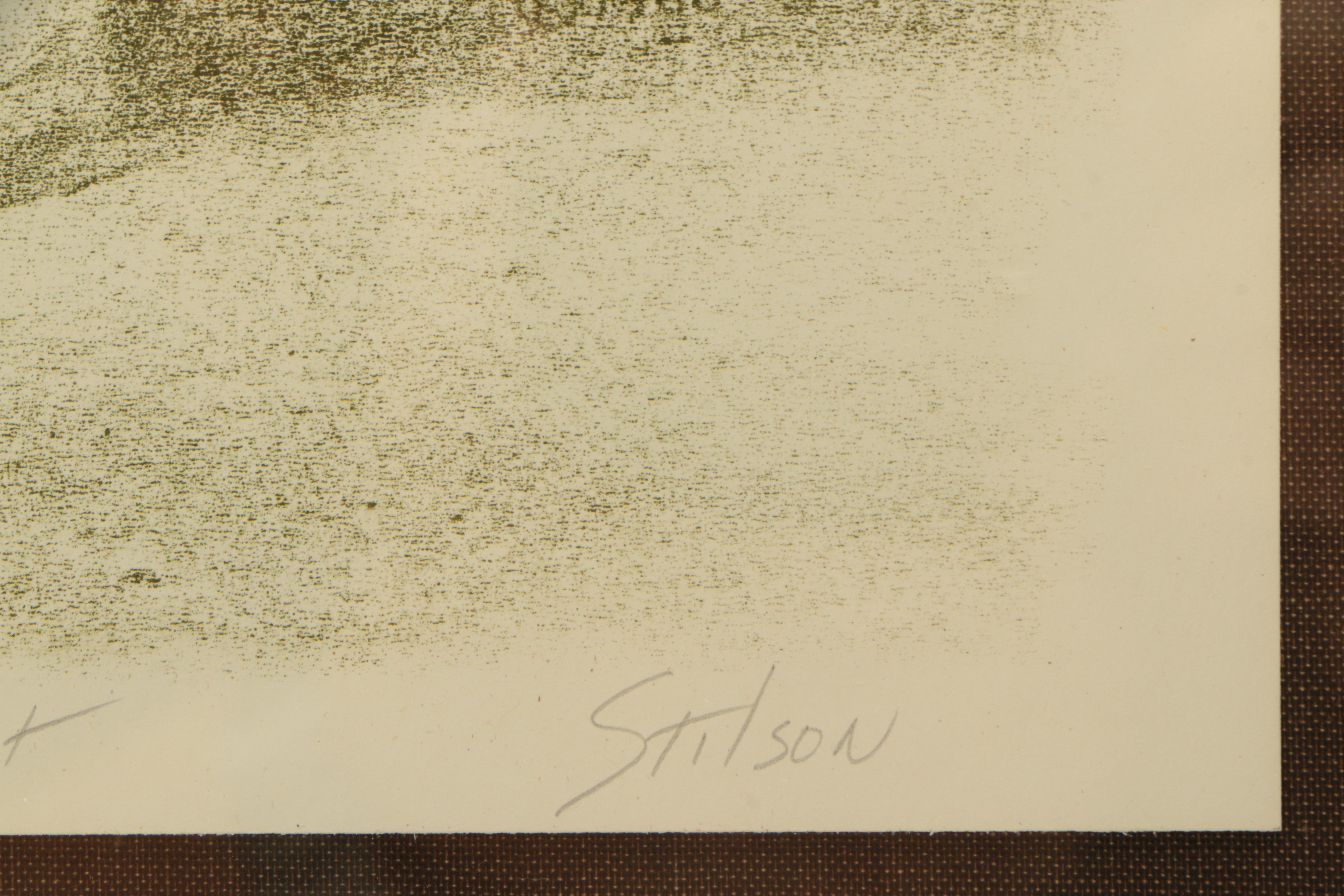 Stilson Signed Limited Edition Lithograph "Student"