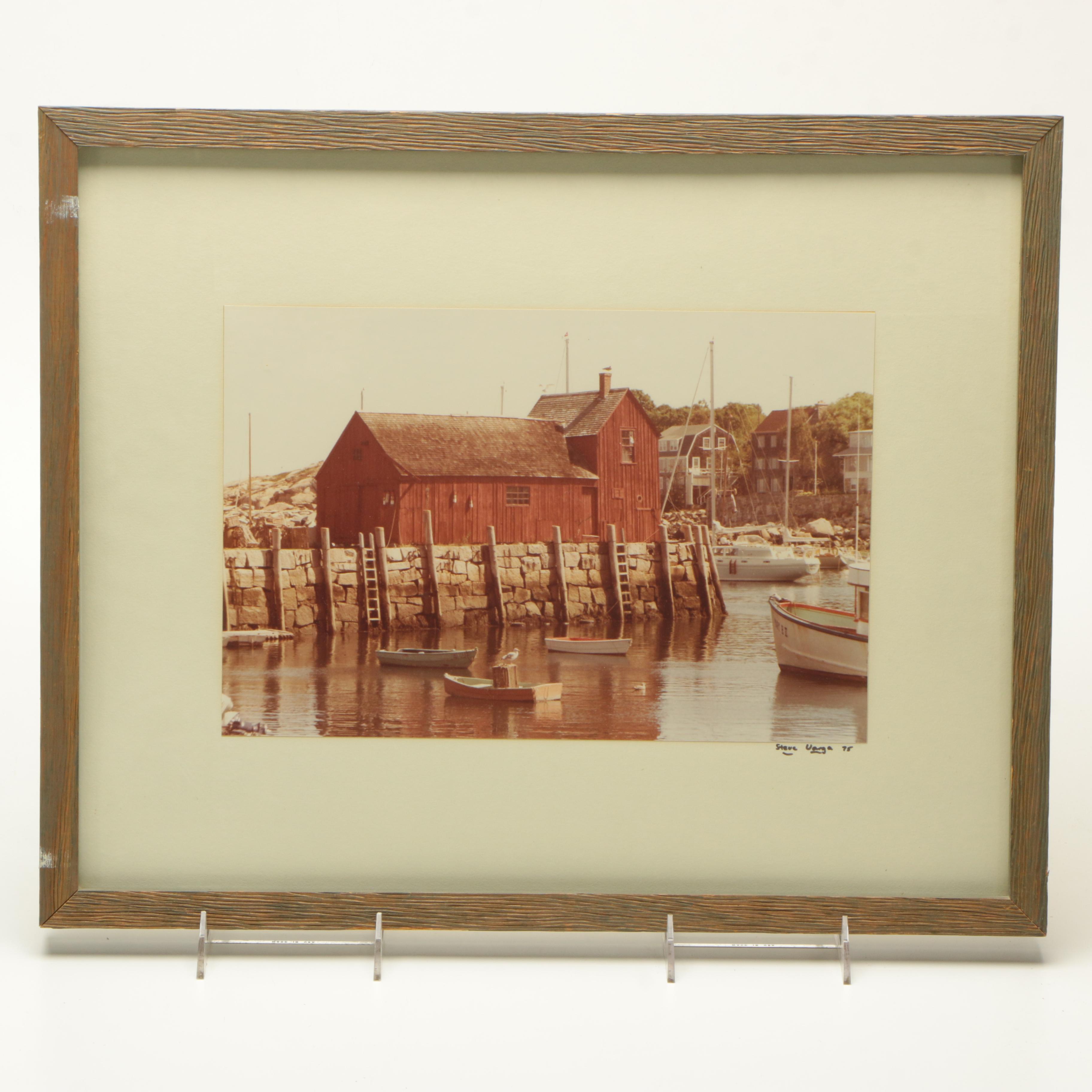 Steve Varga Photograph of Harbor Scene