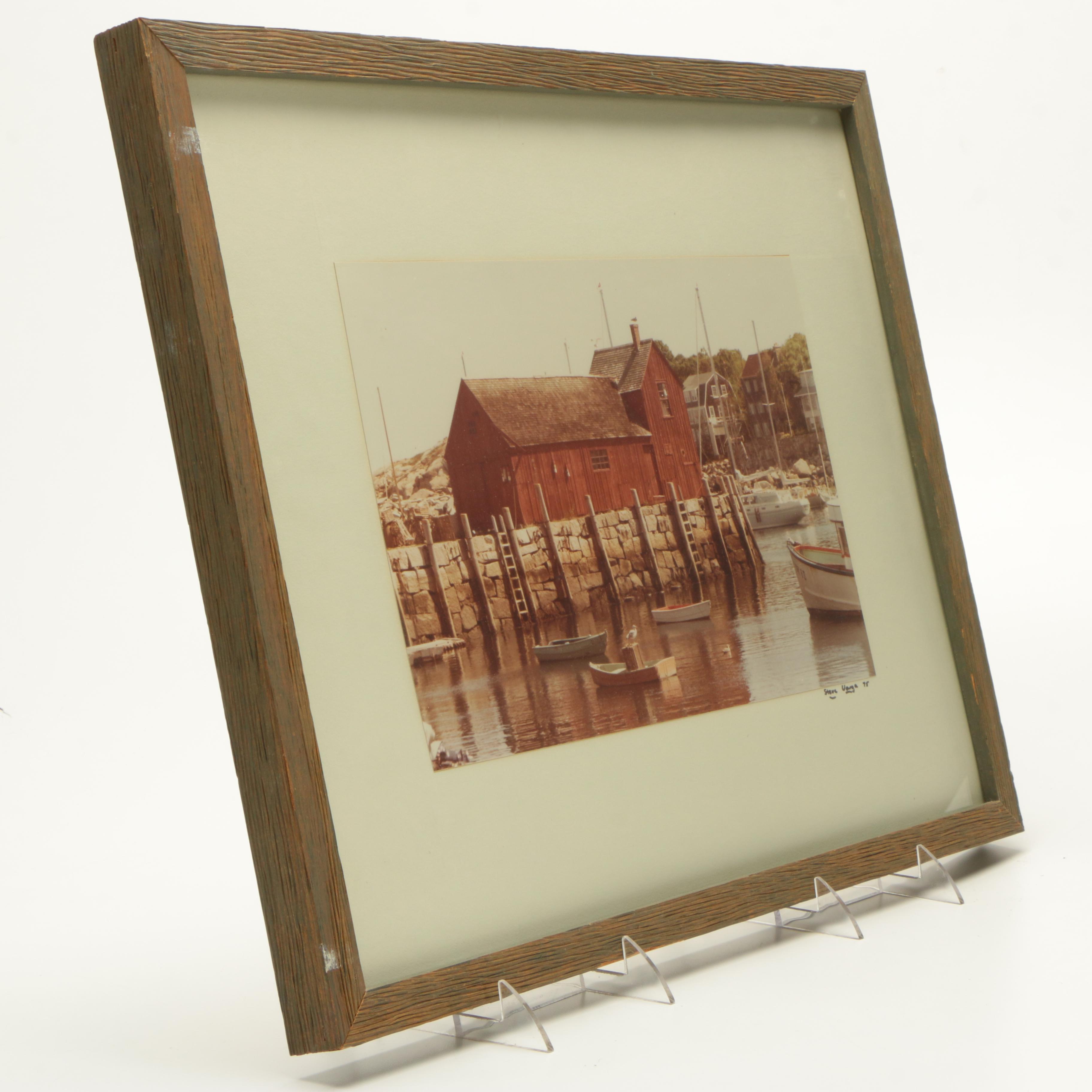 Steve Varga Photograph of Harbor Scene