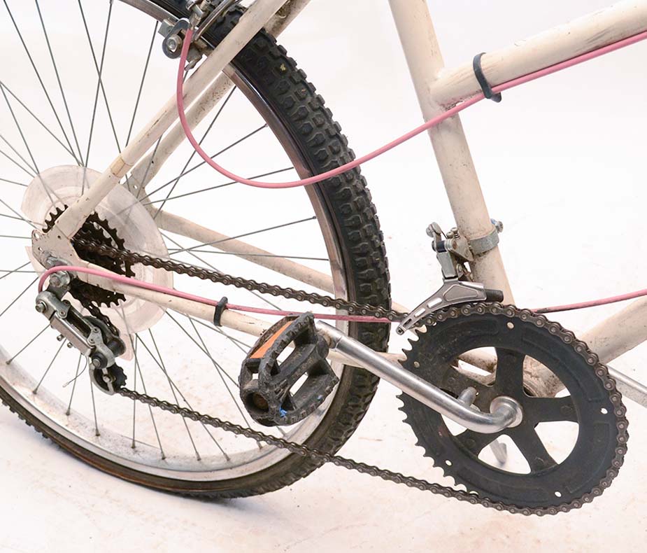 Vintage Huffy White River Ten-Speed Mountain Bike