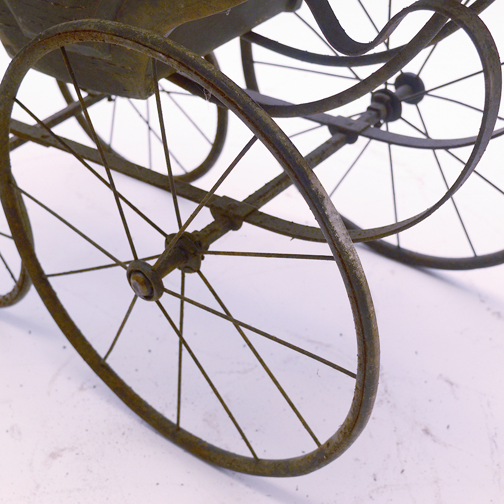 Antique Two Seat Baby Pram