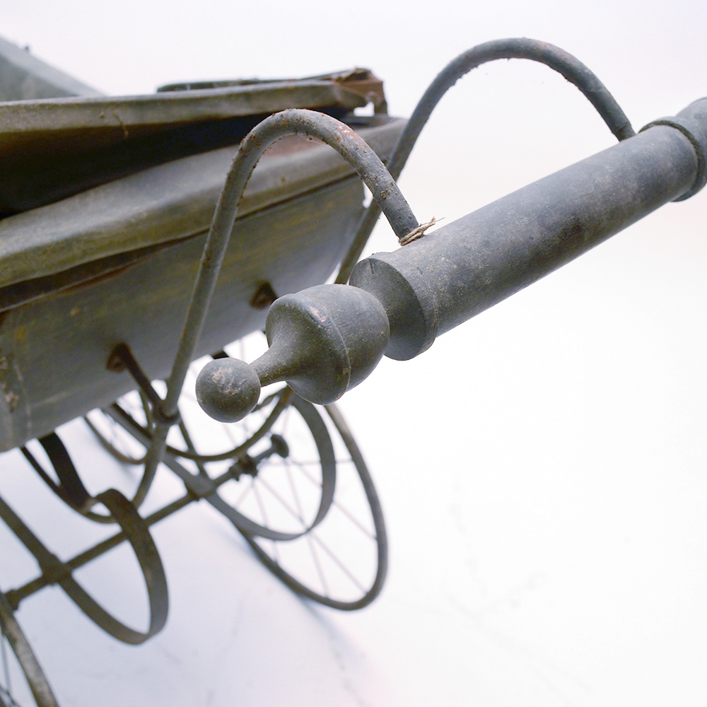 Antique Two Seat Baby Pram