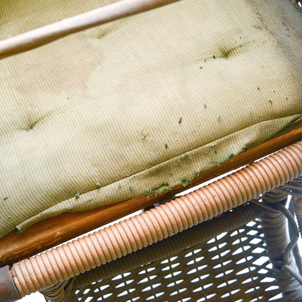 Antique Wicker Baby Buggy