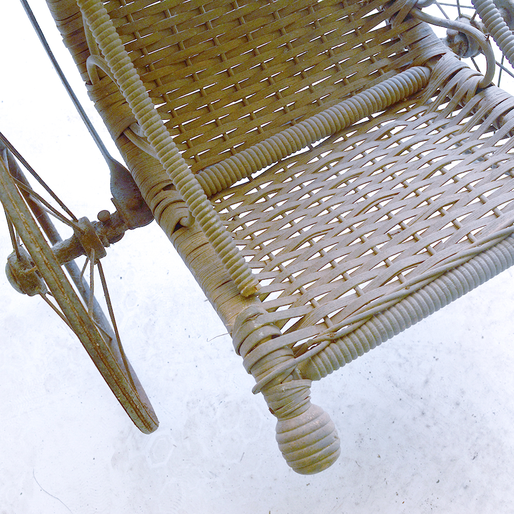 Antique Wicker Baby Buggy