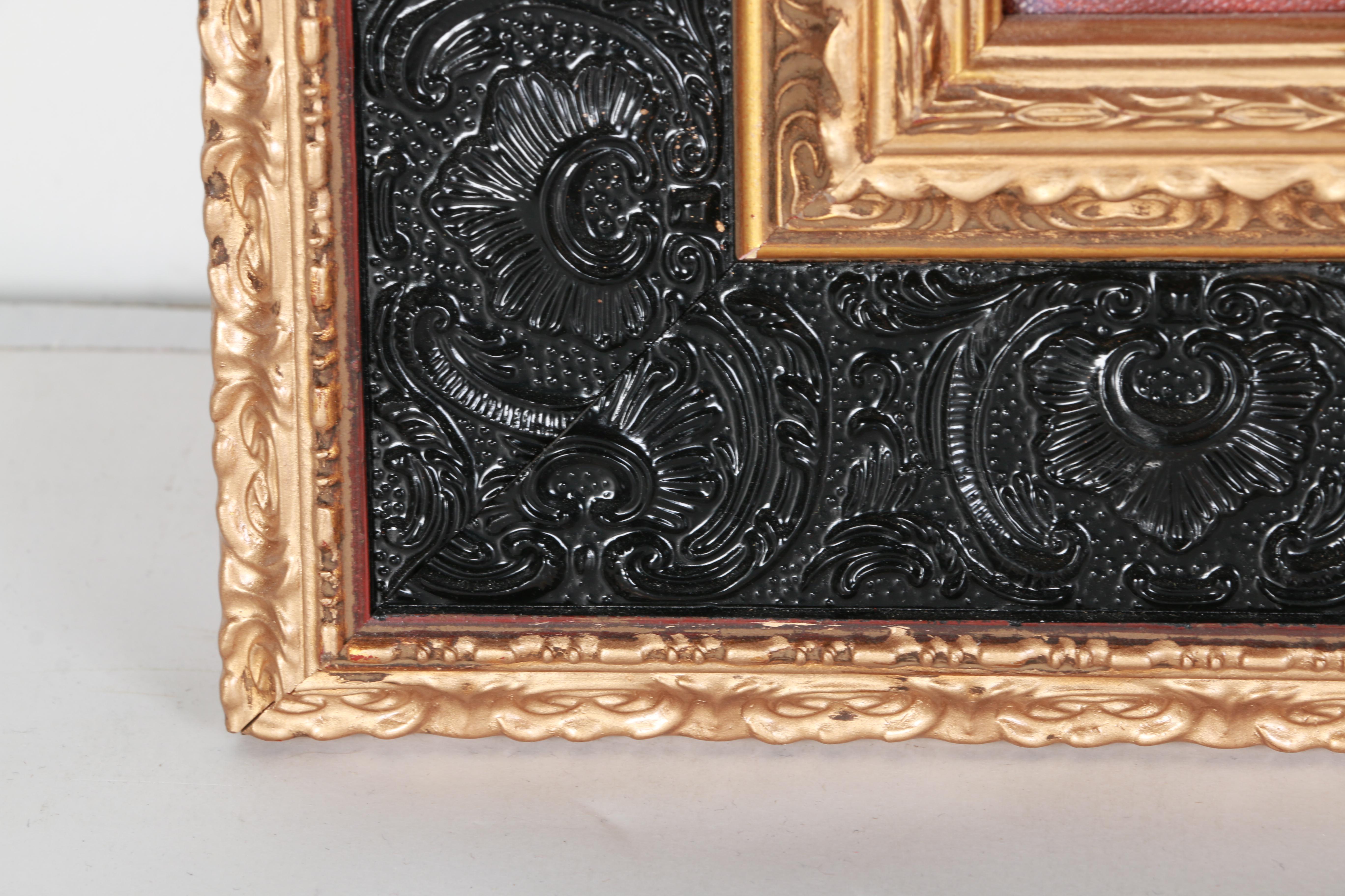 Jan Boone Oil Painting of Children at a Fountain