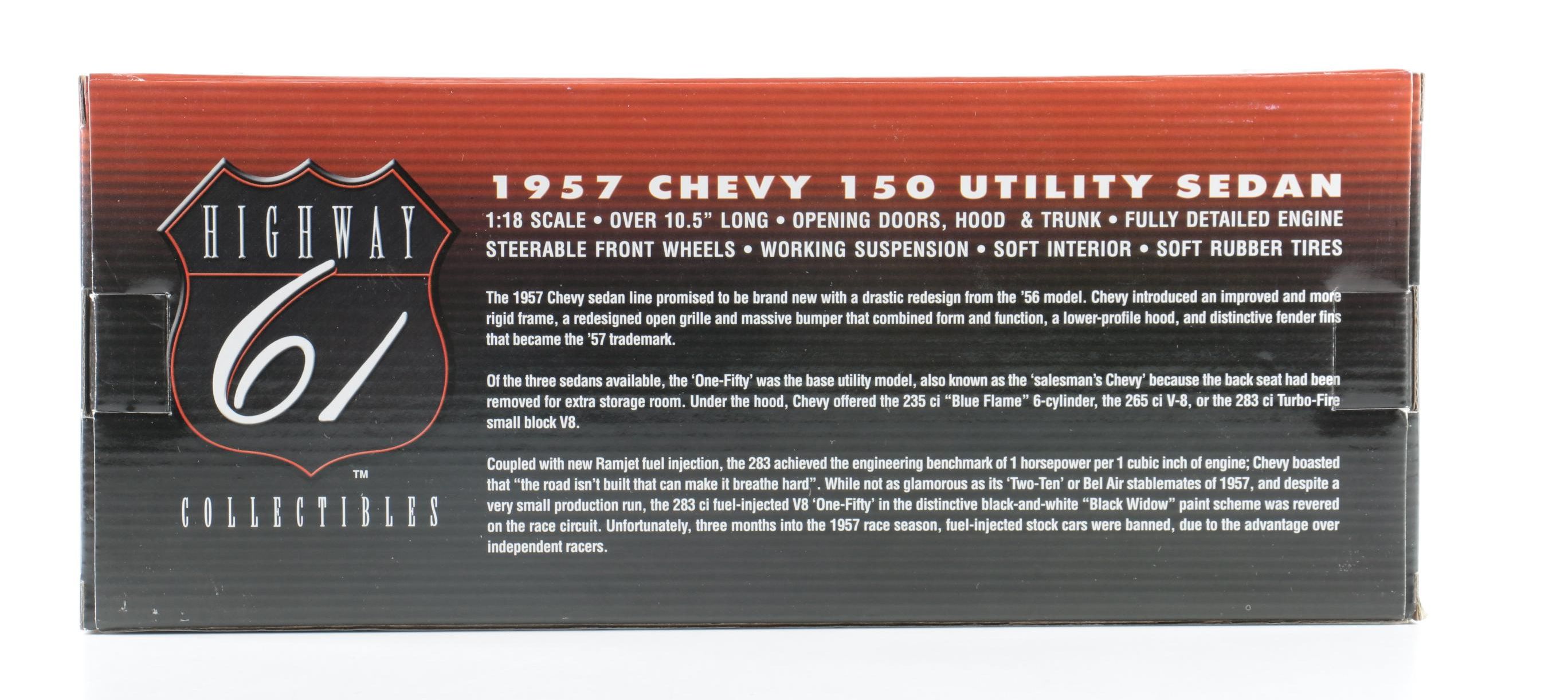 Highway 61 Supercar Collectibles Die-Cast 1957 Chevy Sedan