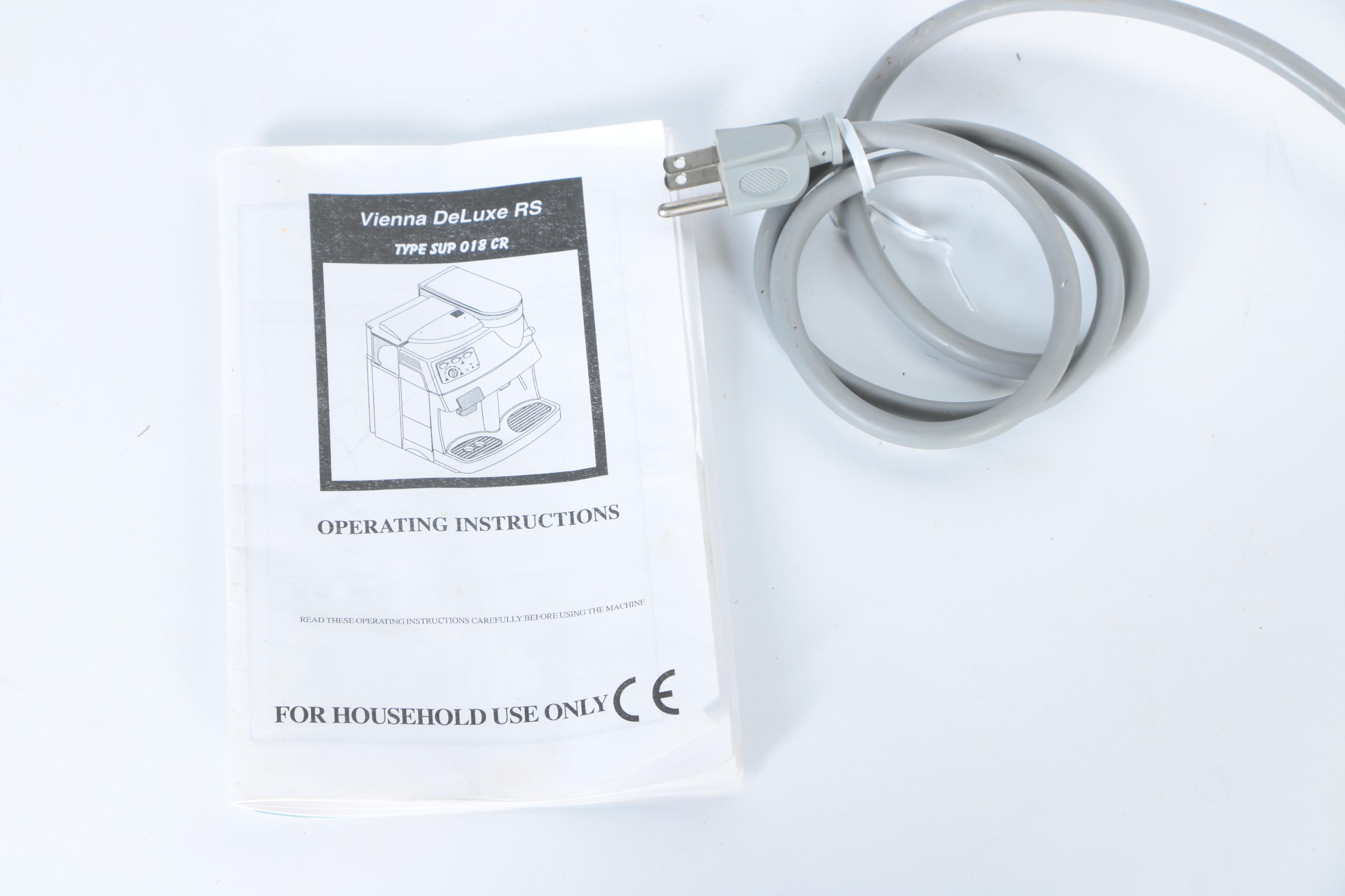 Saeco Vienna DeLuxe Espresso/Cappuccino Maker