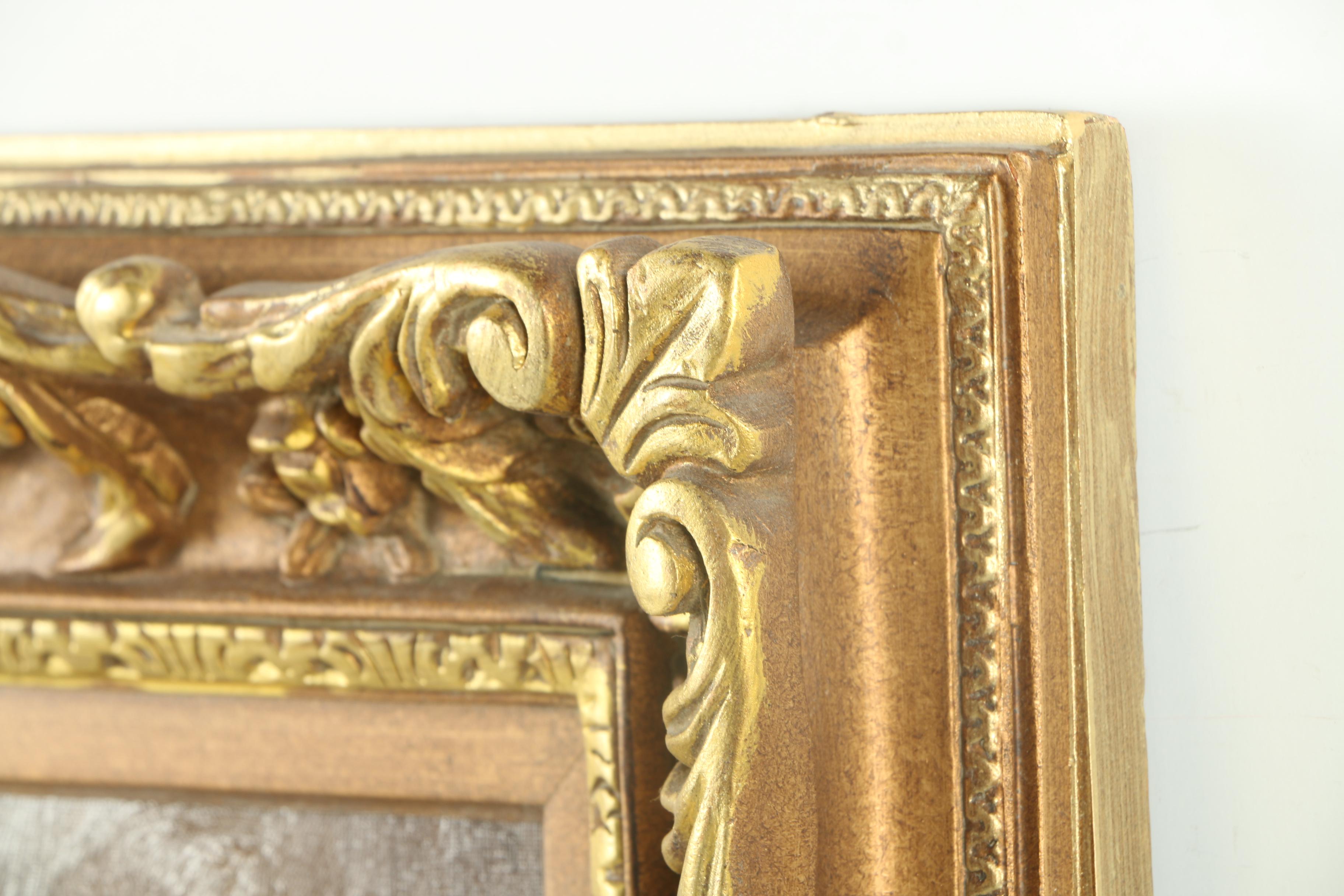 Jane Impasto Oil Painting on Canvas of Still Life with Flowers