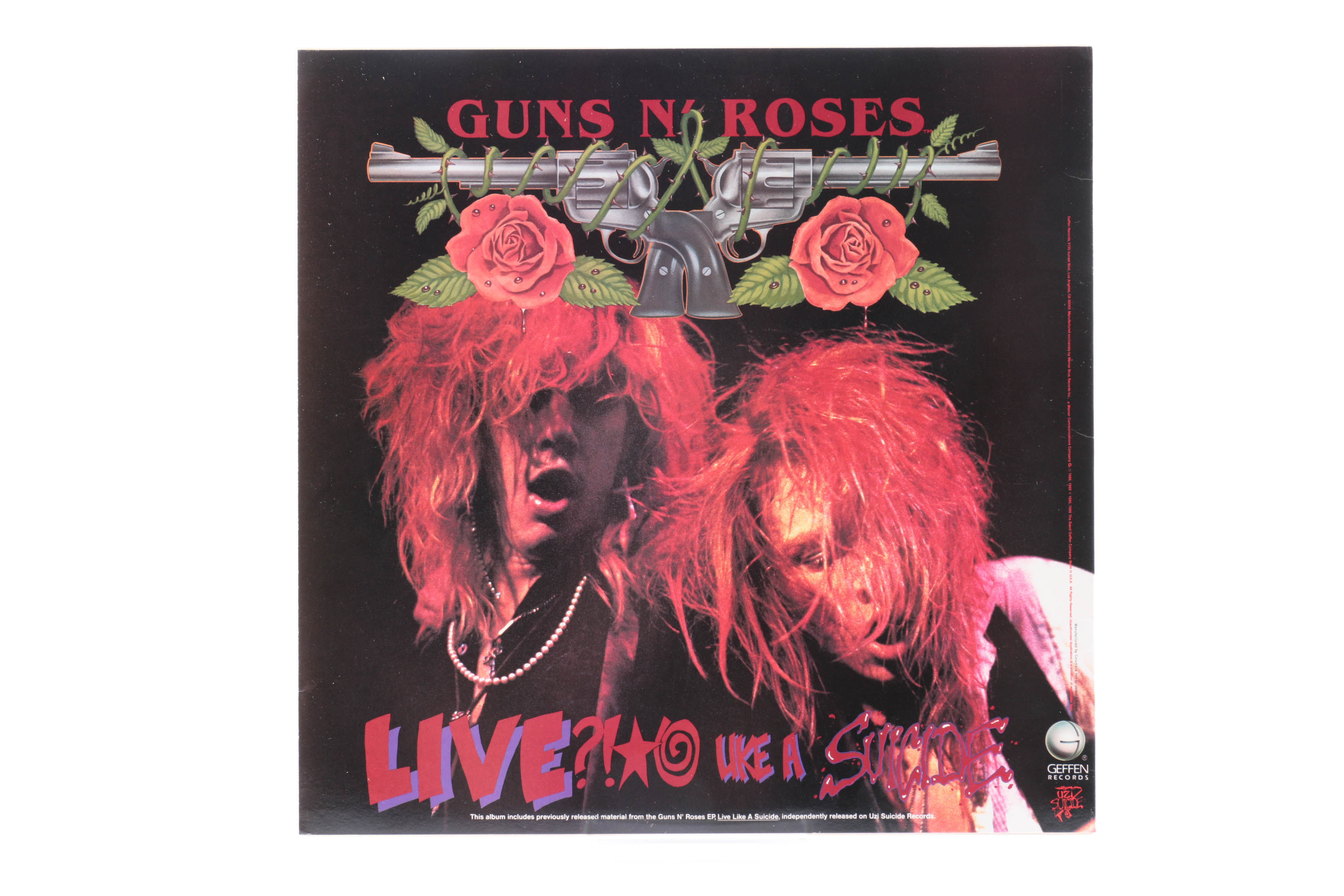 Guns N Roses "G N'R Lies" Club Edition Pressing LP