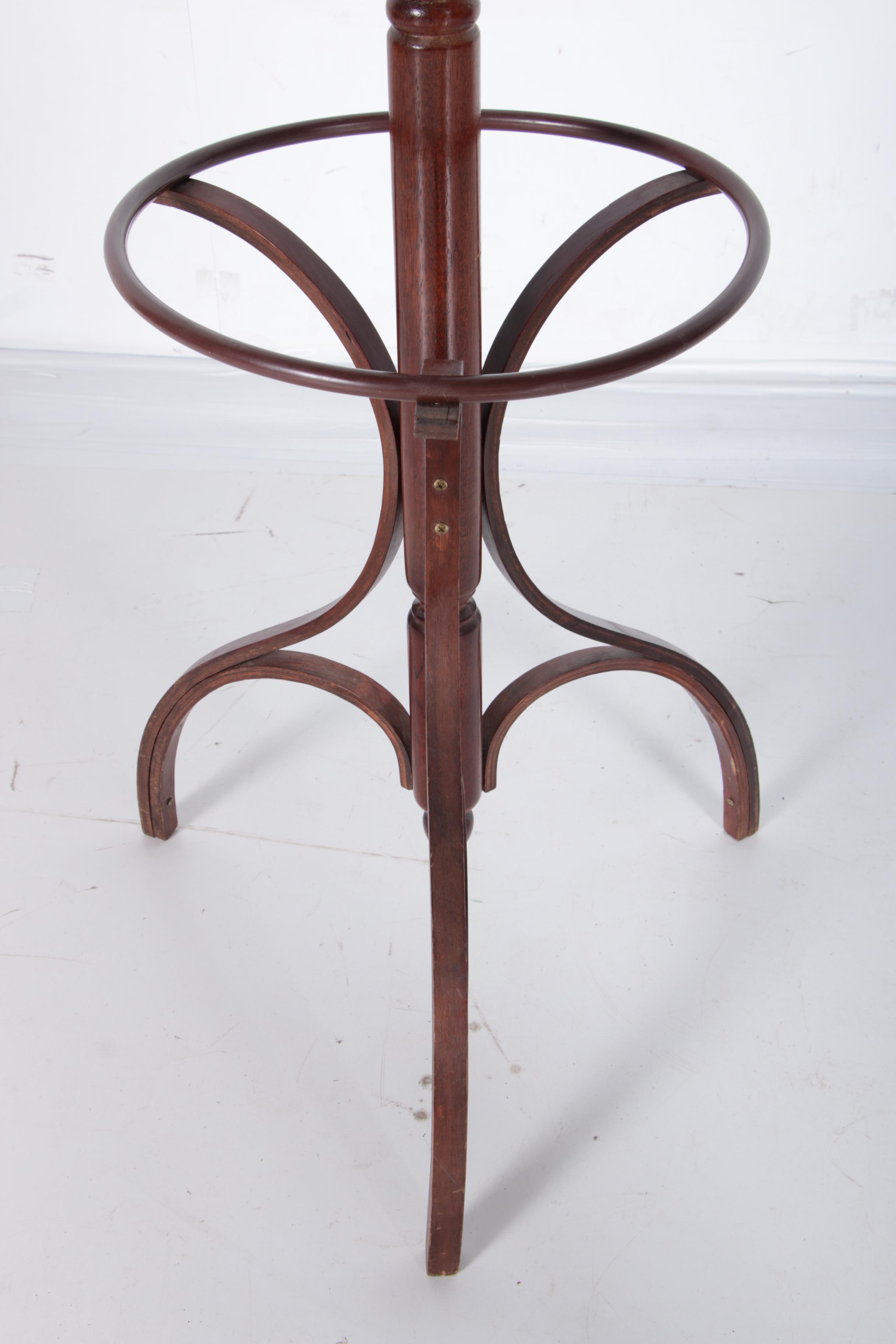 Mahogany-Stained Coat Rack