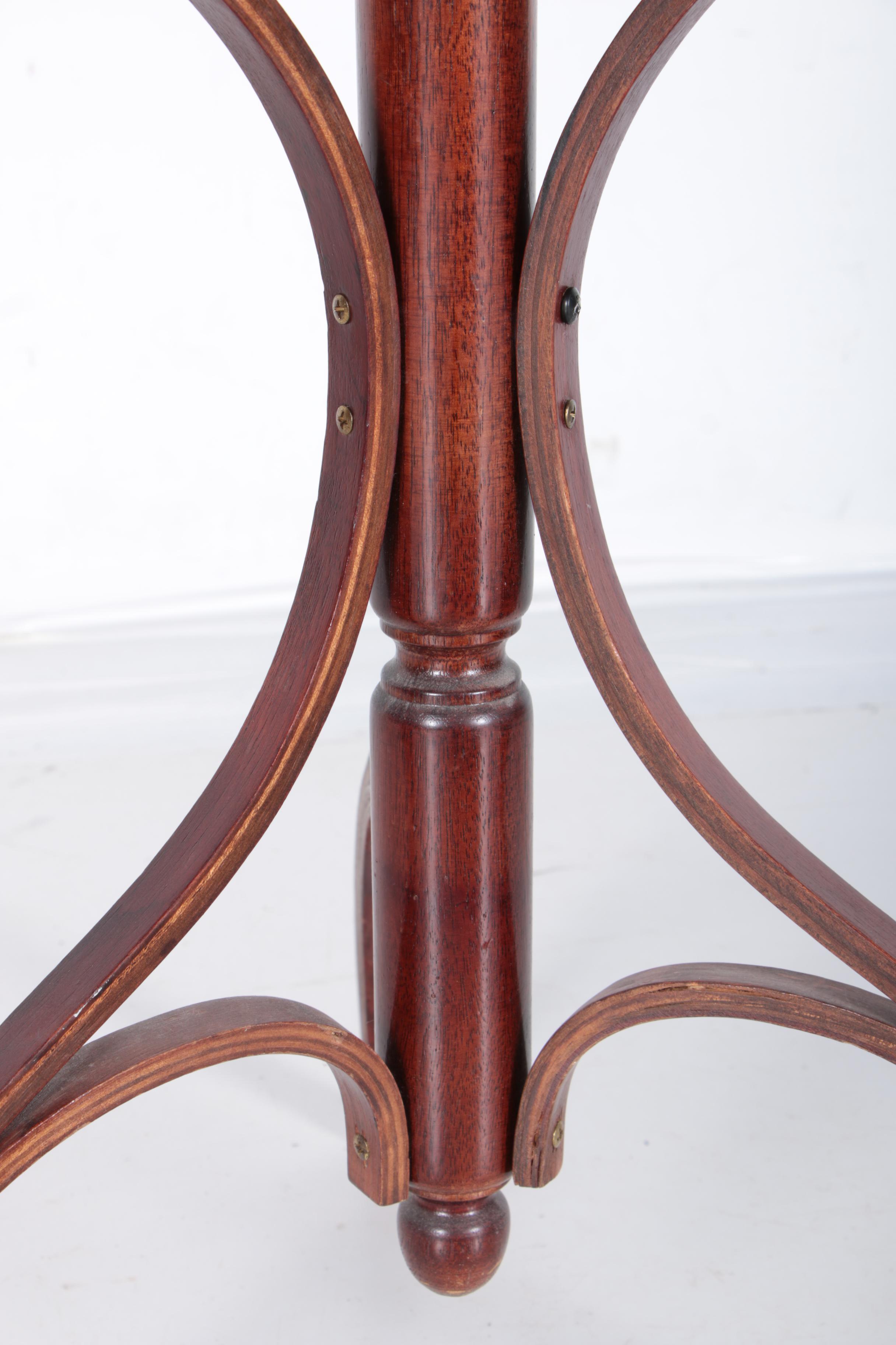 Mahogany-Stained Coat Rack