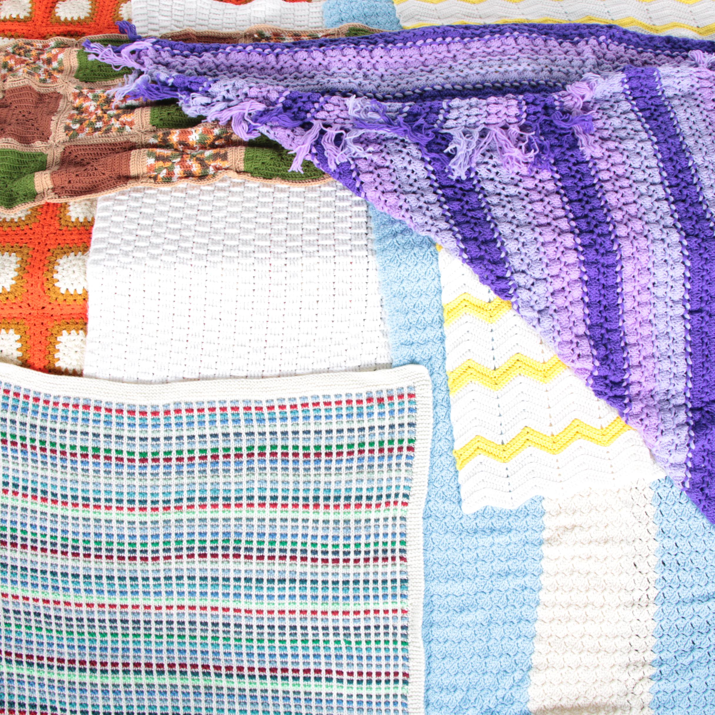 Crocheted and Knit Afghans