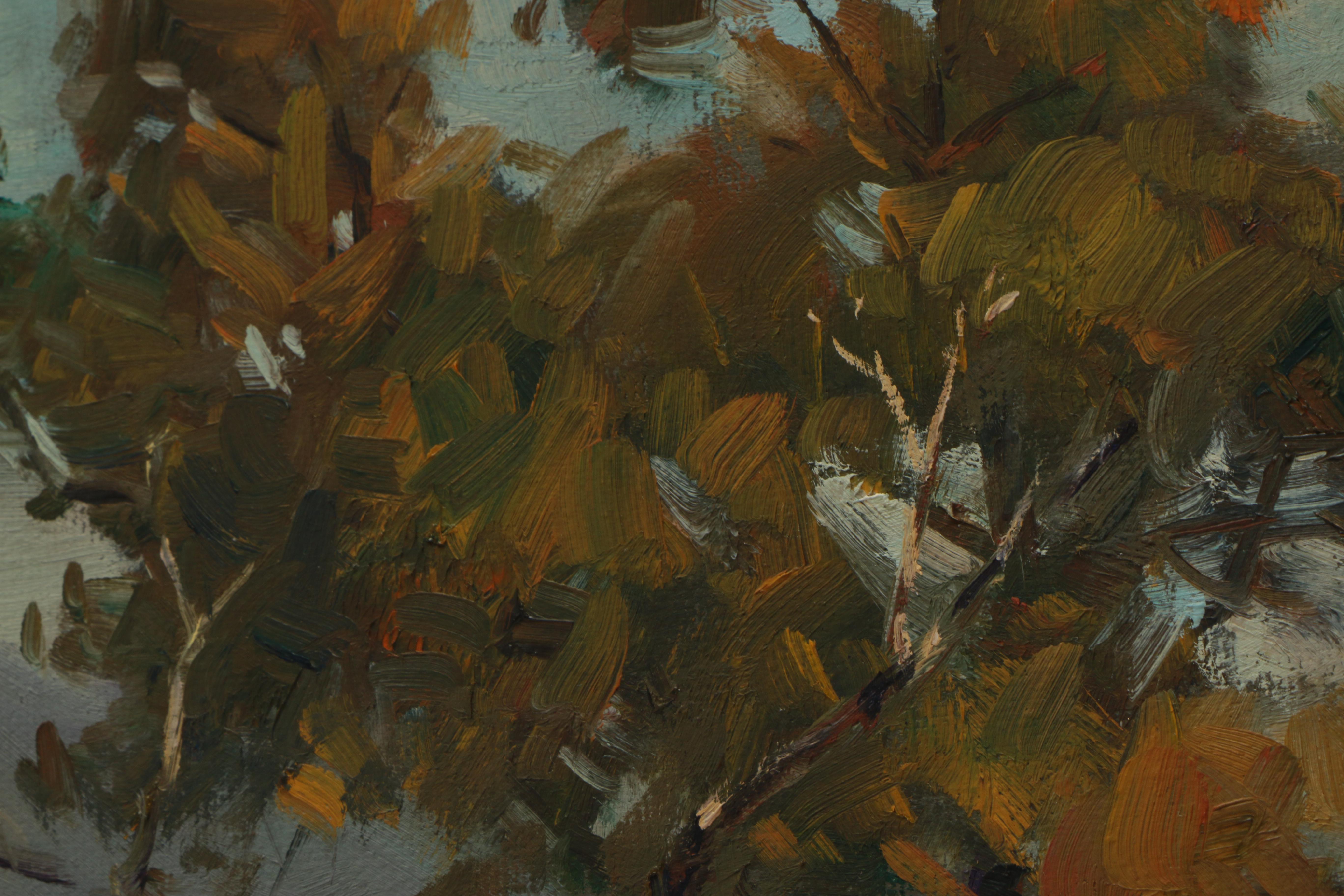 W. Jason Situ Oil Painting on Canvas of Landscape